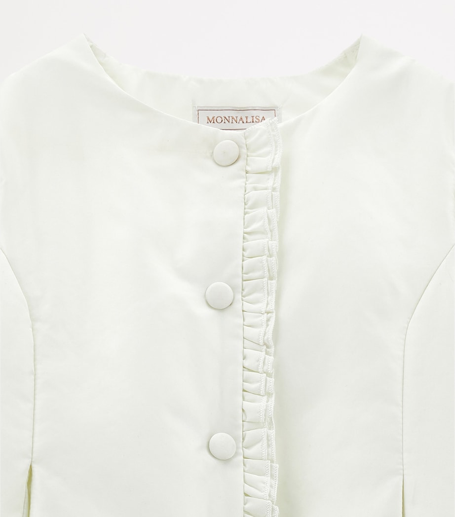 Frill-Trim Padded Jacket (2-16 Years) PANNA Image 4