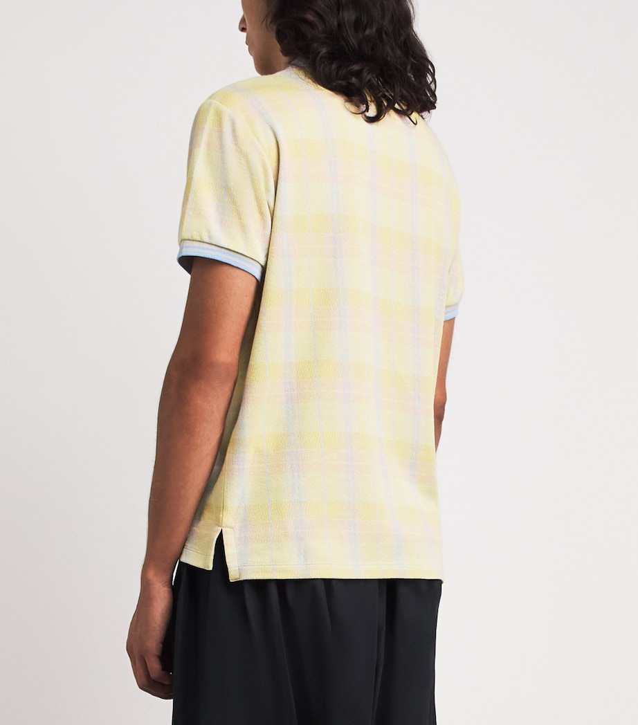 Vivienne Westwood Mens Herringbone Stripe Orb Polo Shirt Hrngbn Strp Image 5