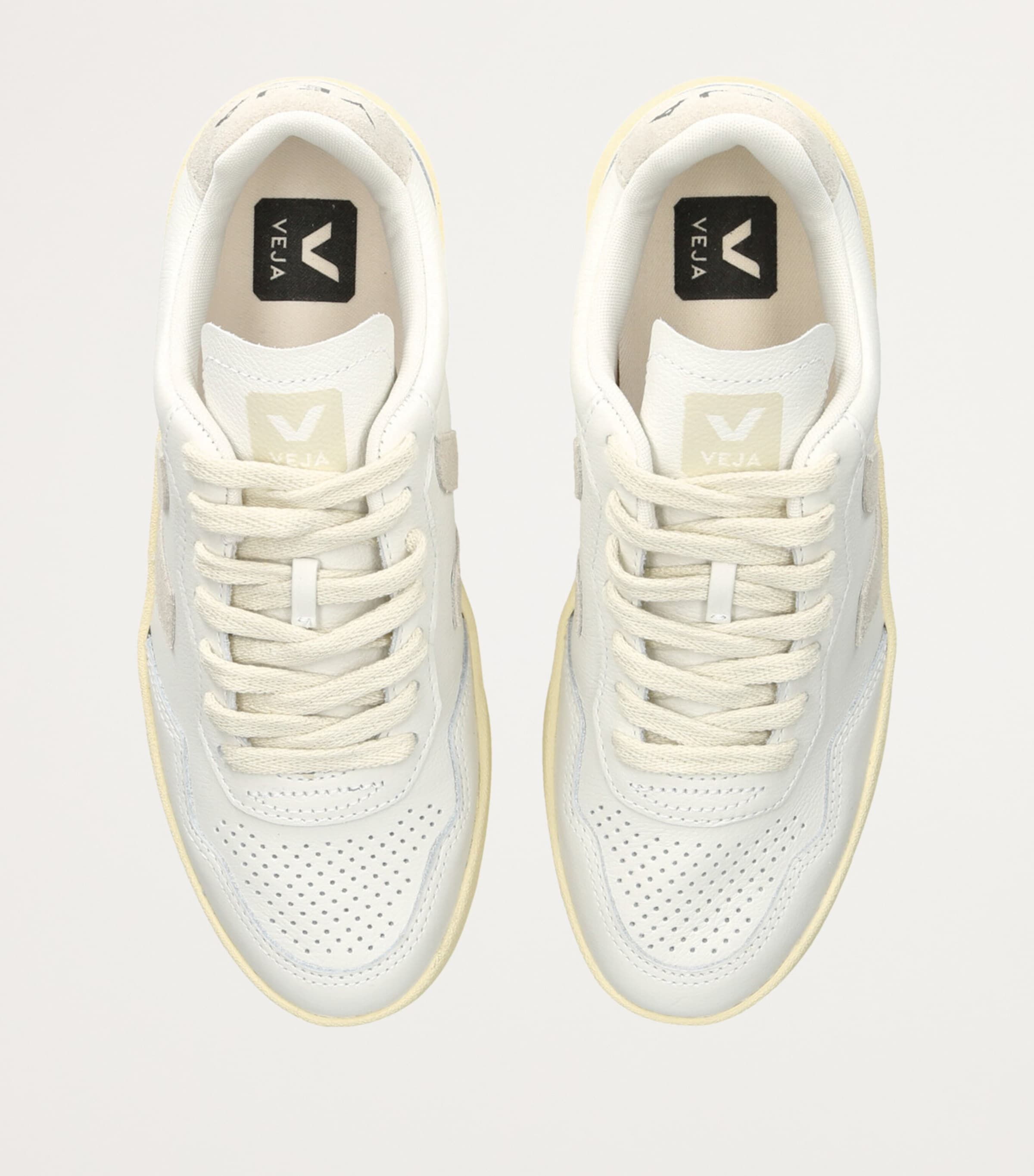 Leather V-90 Sneakers WHITE/OTH Image 4