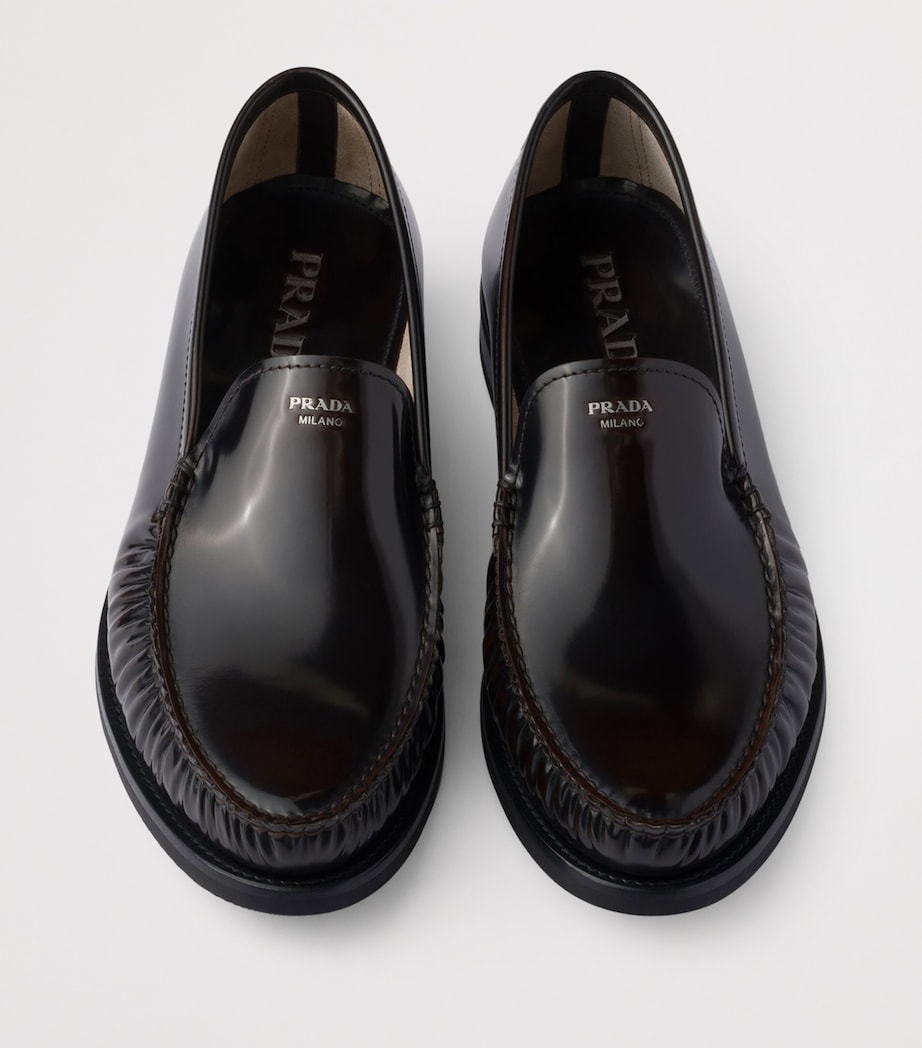 Patent Leather Logo Loafers F0038 Image 4