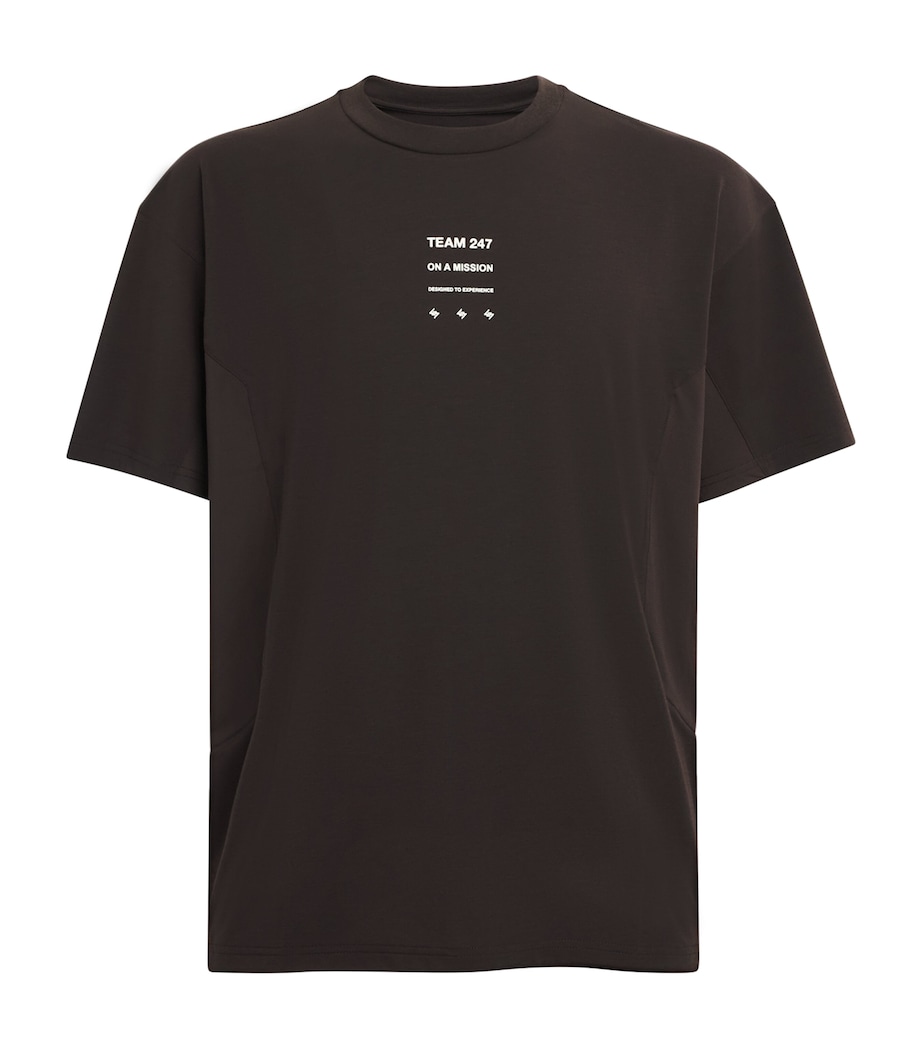 247 Uprising Oversized T-Shirt CHOCOLATE Image 1