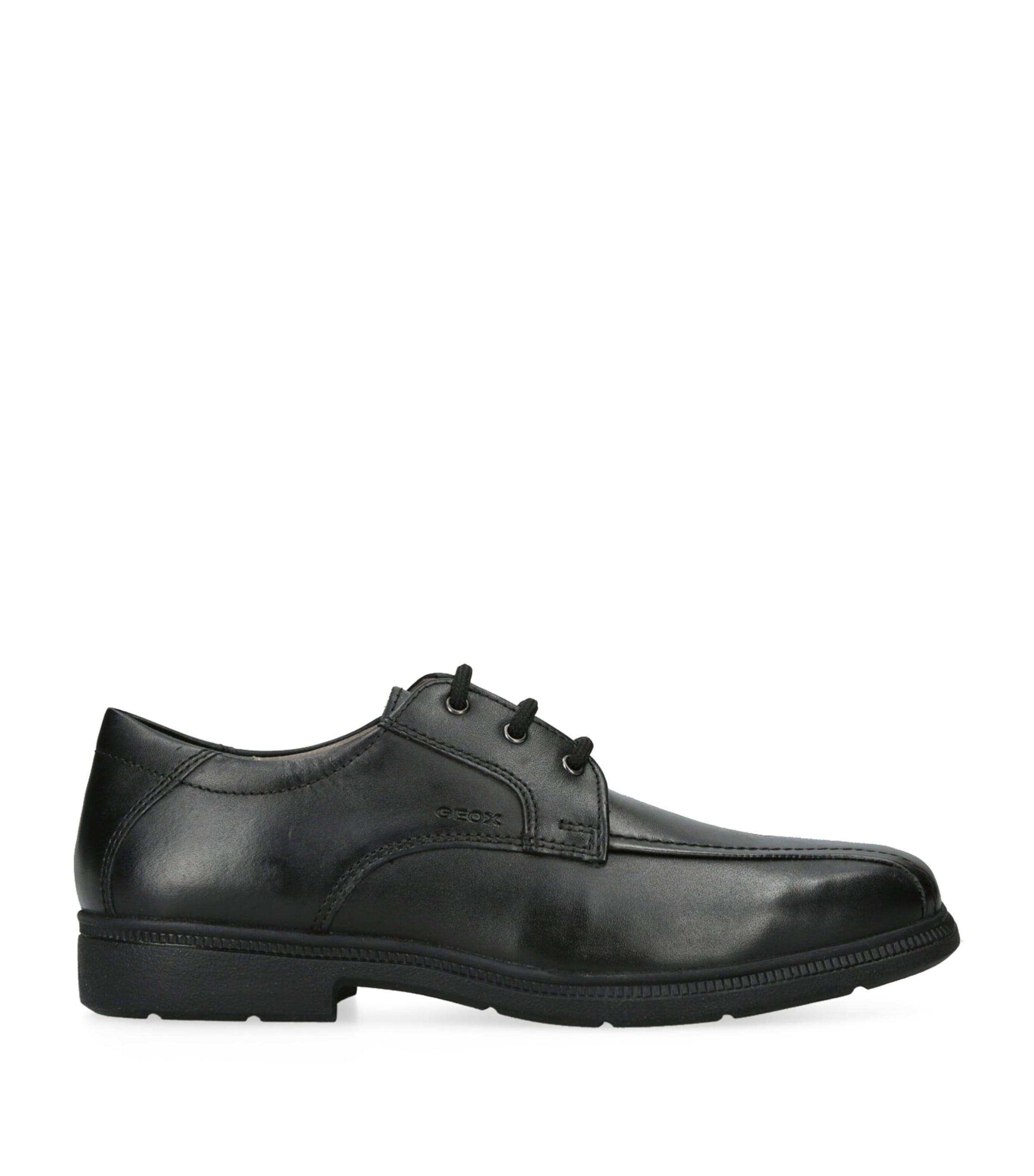 Geox Leather Federico Shoes Black Image 1