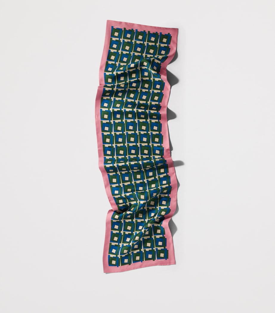 Miu Miu Silk Printed Scarf Image 3