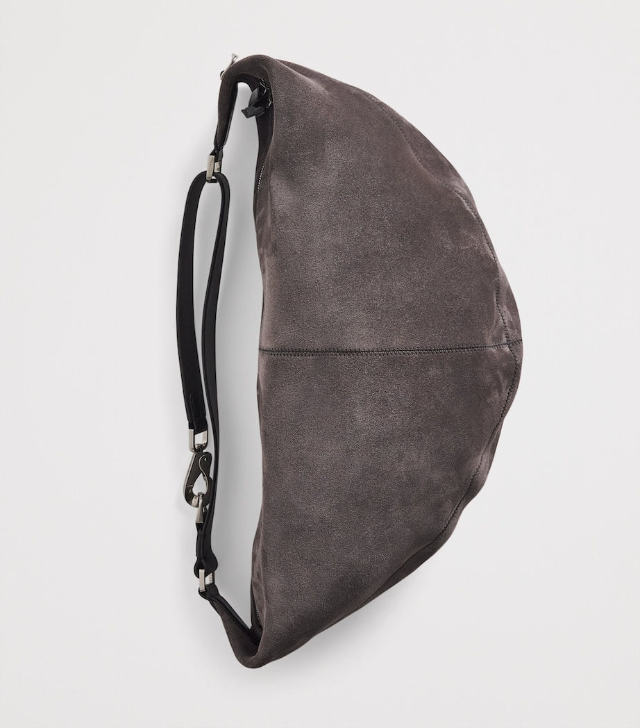 Lemaire Suede Quiver Clip Shoulder Bag Mink/ Image 3
