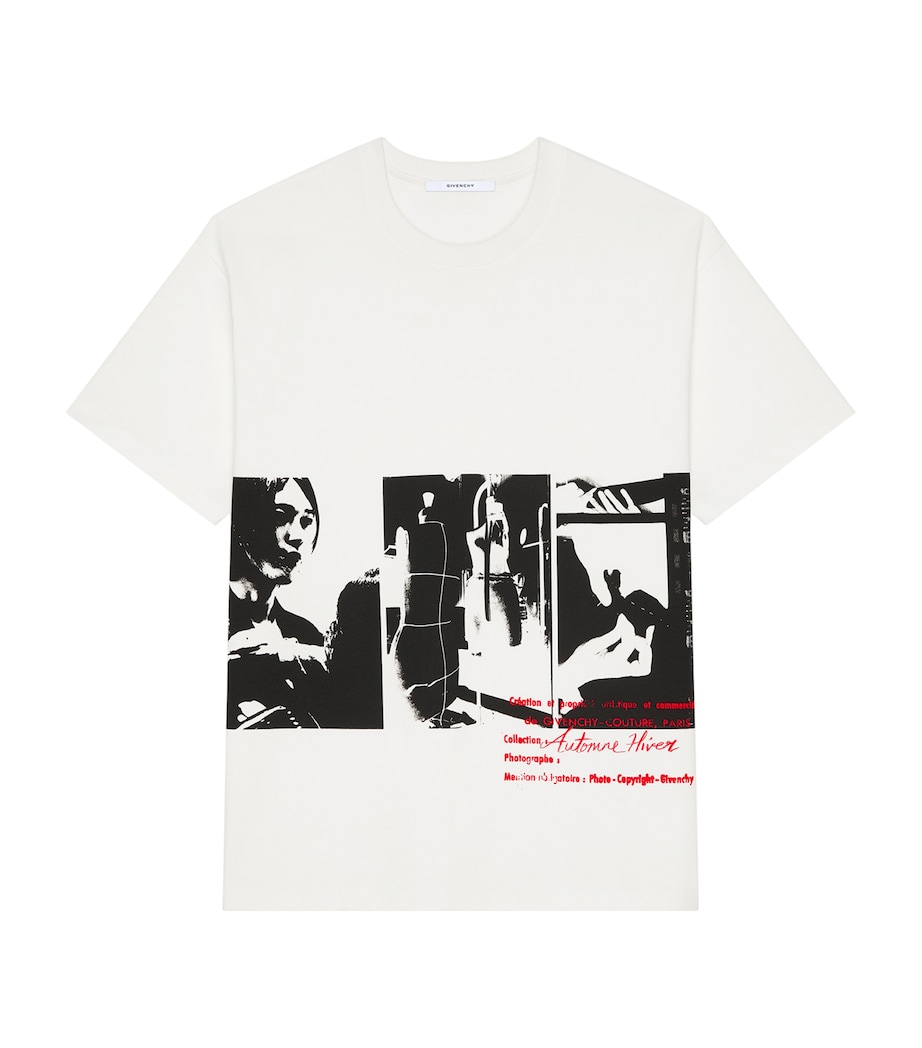 Givenchy Mens Cotton Printed T-Shirt Image 1