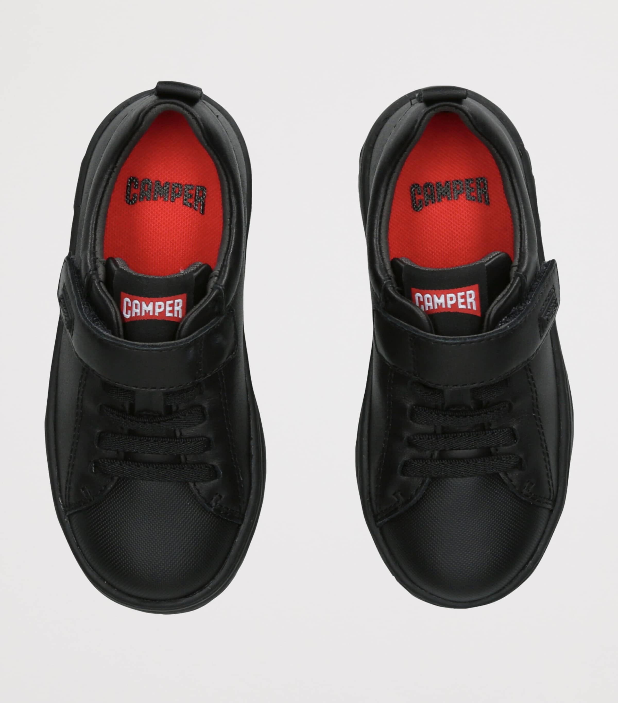 Camper Leather Runner School Shoes Black Image 3
