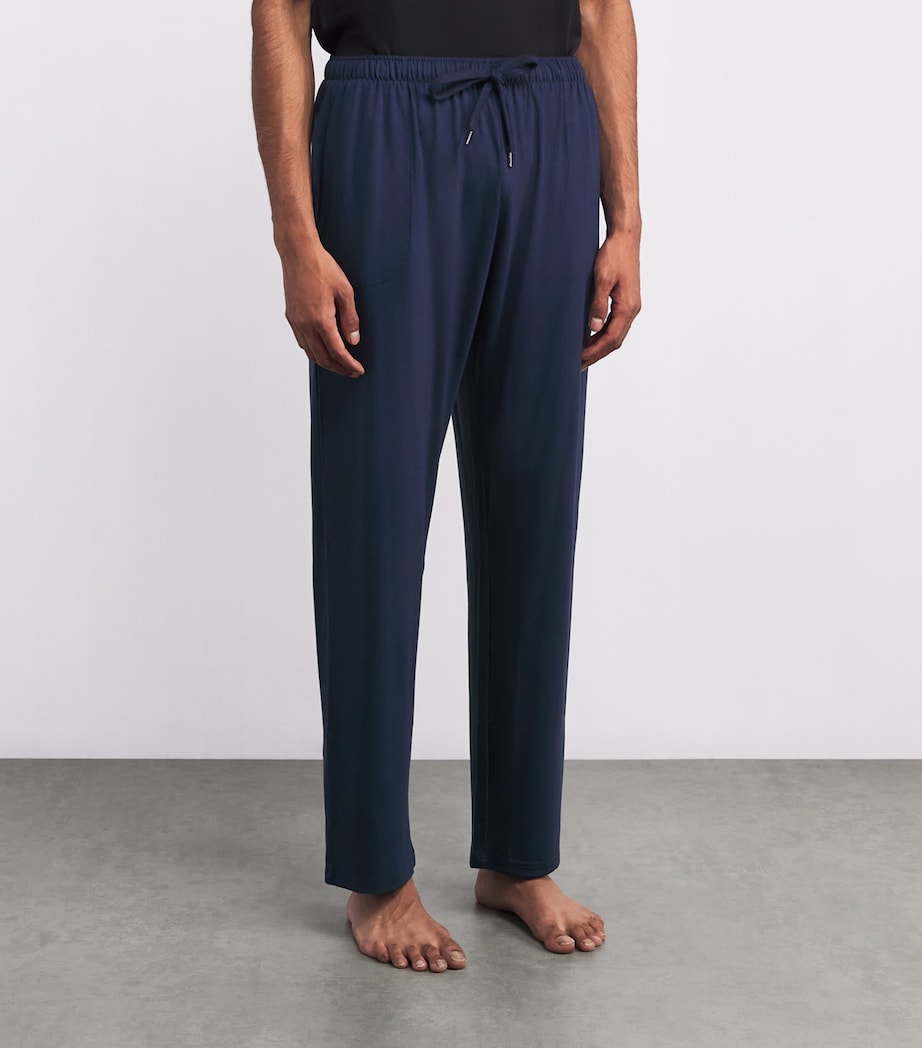Micromodal Loungewear Trousers NAVY Image 3
