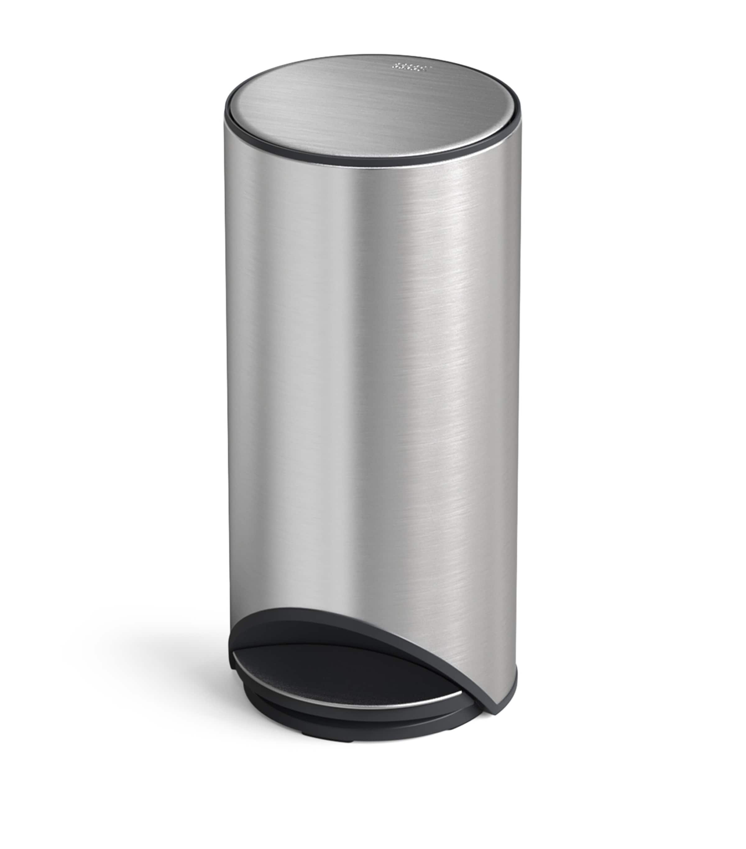 Joseph Joseph Large Easy-push Arc Pedal Bin In Metallic