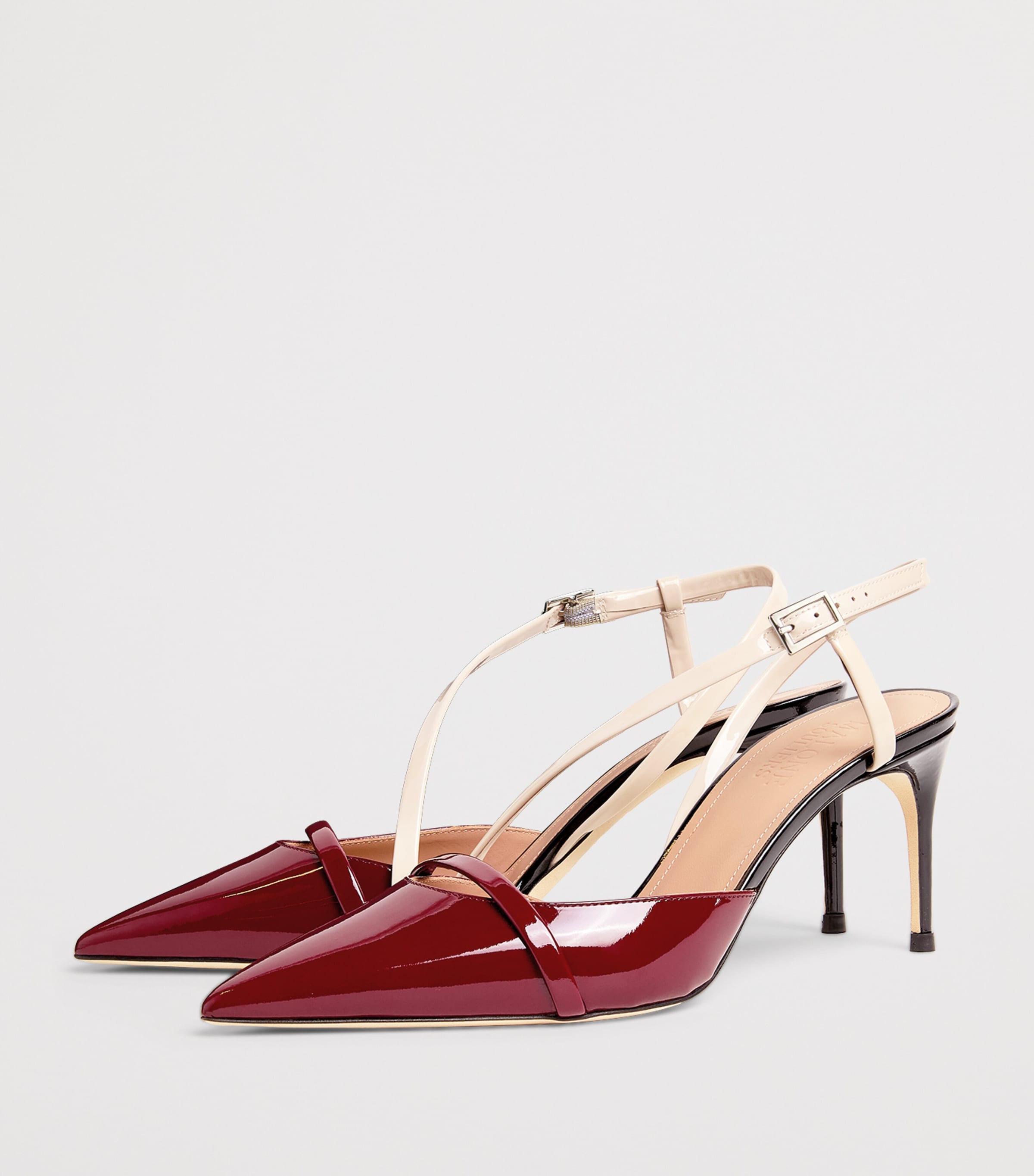 Patent Leather Valeria Slingback Pumps 70 ROSEWOOD Image 3