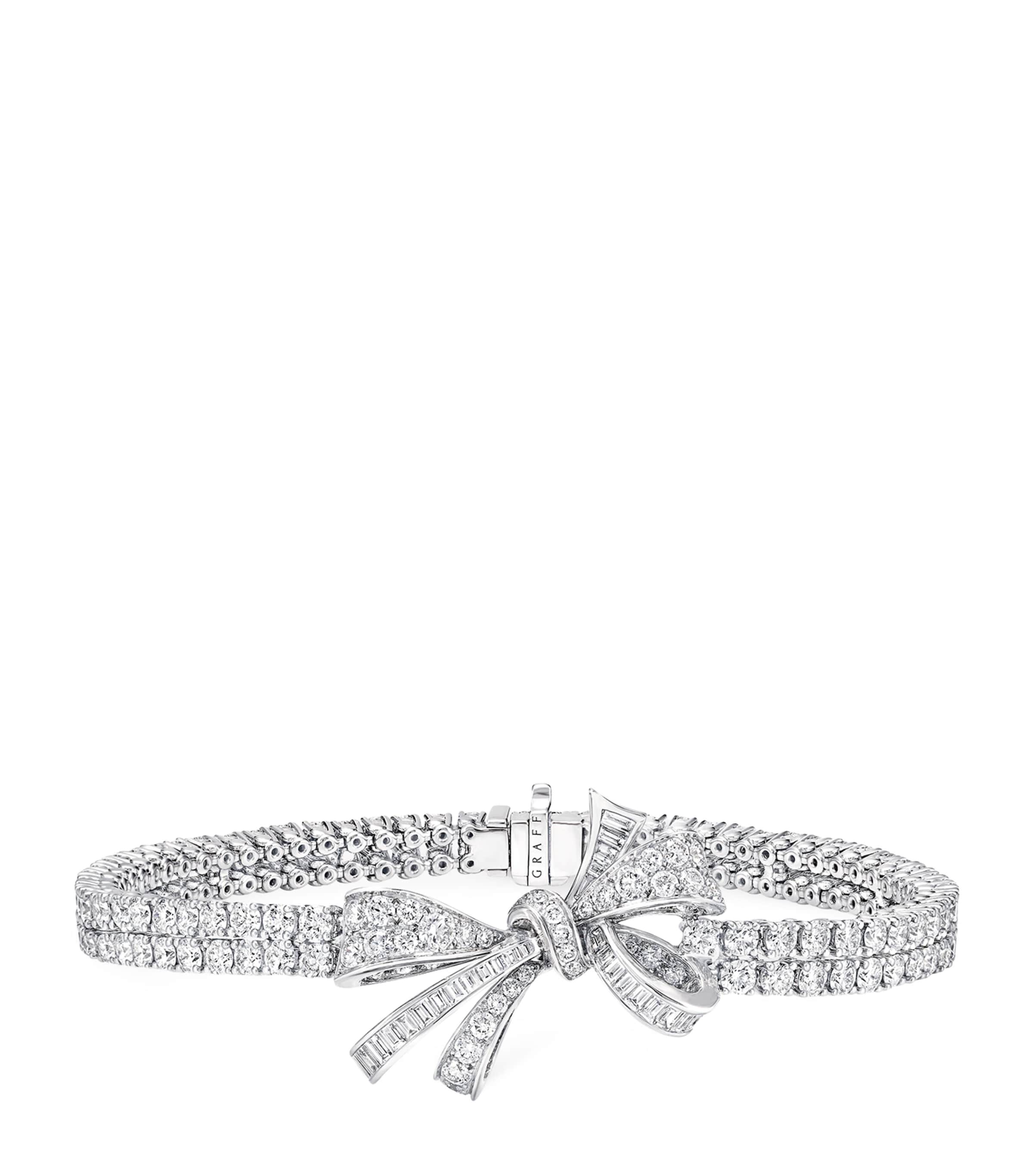 Graff White Gold and Diamond Tilda's Bow Bracelet White Gold Image 1