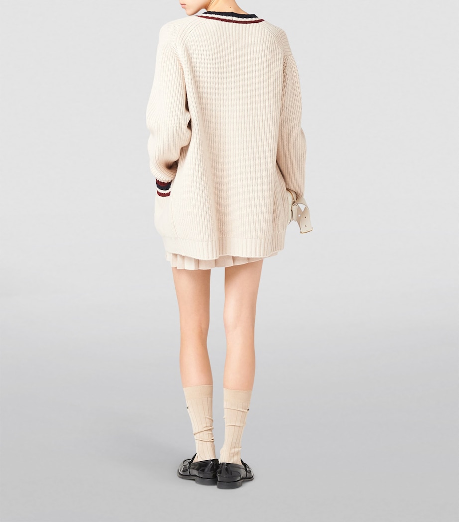 Cashmere Knitted Cardigan F0018 Image 3