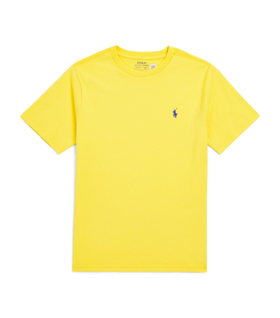 Logo Embroidered T-Shirt (6-14 Years) YELLOW Image 1