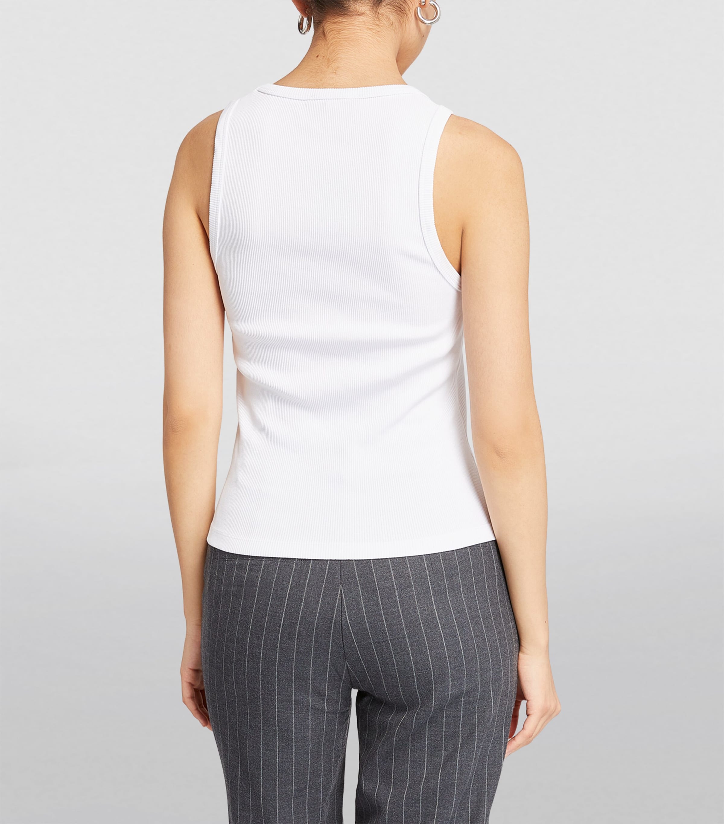 Logo Patch Tank Top WHITE Image 4