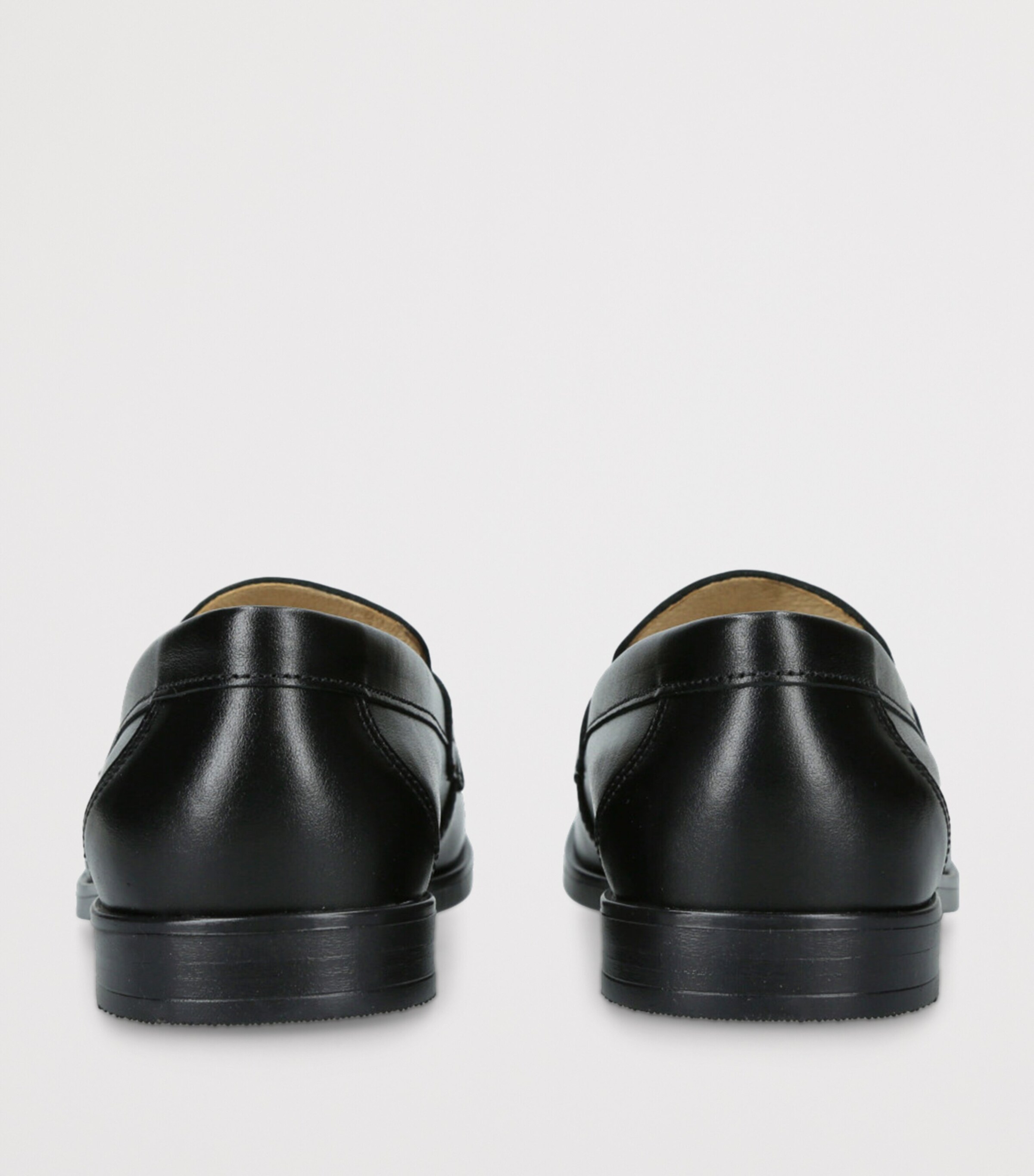 Leather Hugo Loafers BLACK Image 2