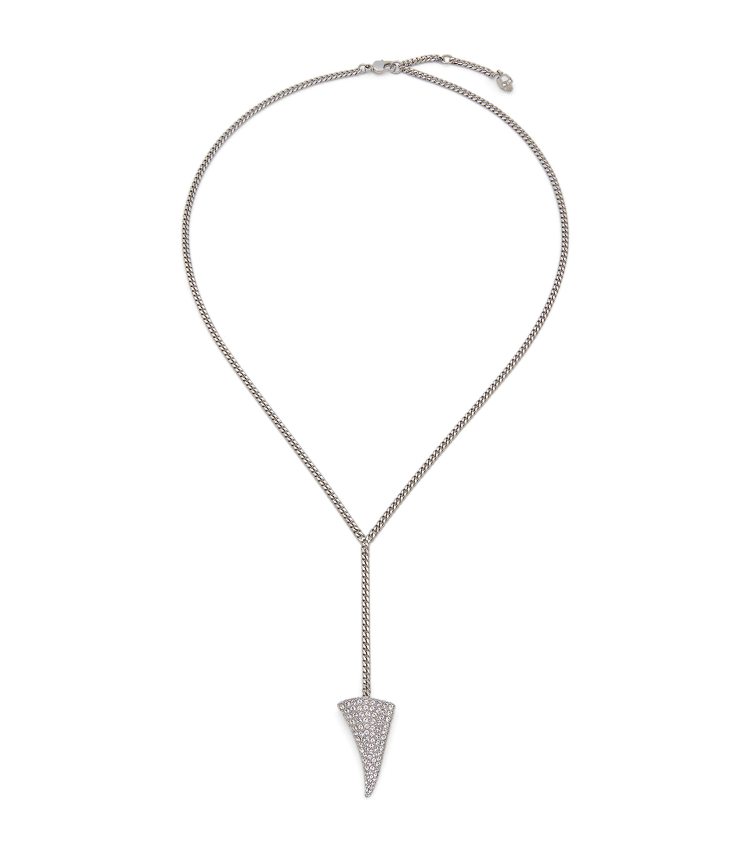 McQueen Palladium-Plated Tiger Claw Pendant Necklace | Fashion Jewellery | Necklaces | Men Accessories | Jewellery | Designers | McQueen