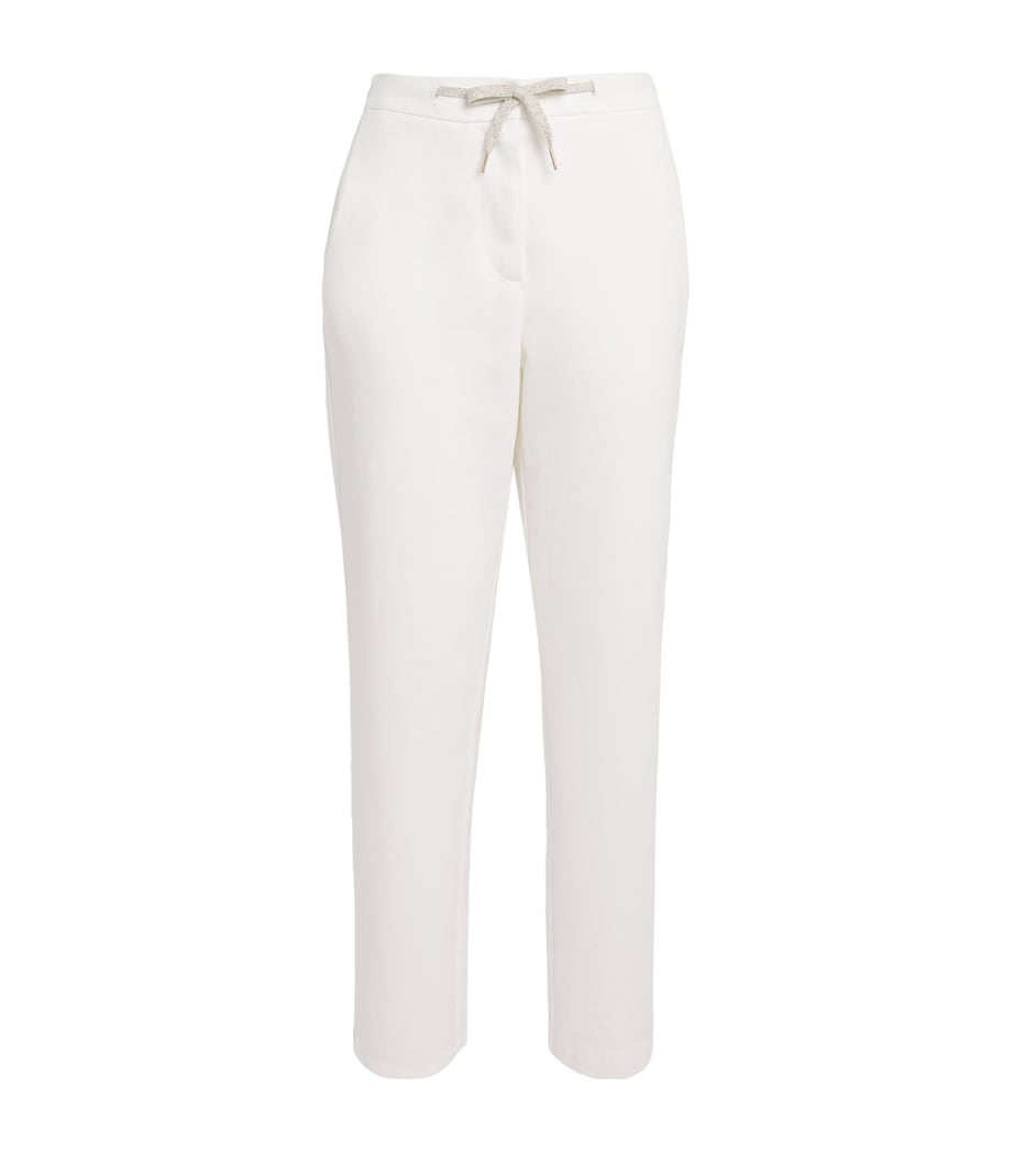 Drawstring Tailored Trousers BIANCO Image 1