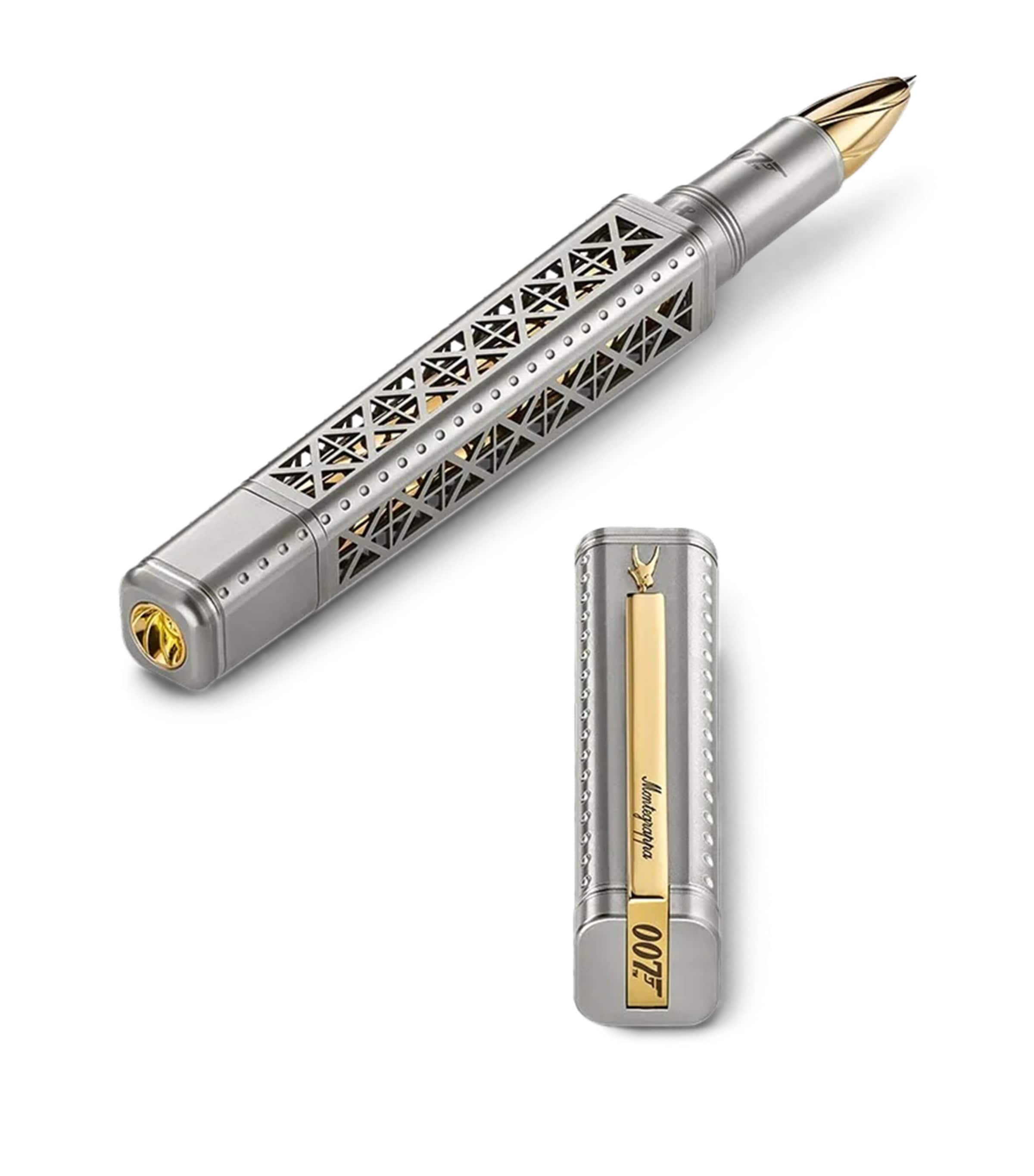 Montegrappa 007 A View to A Kill Rollerball Pen Steel/gold Image 5