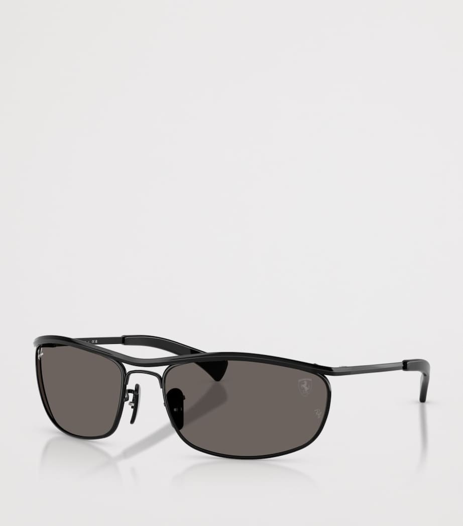Ray-Ban Scuderia Ferrari Collection Oval Sunglasses Black Image 2