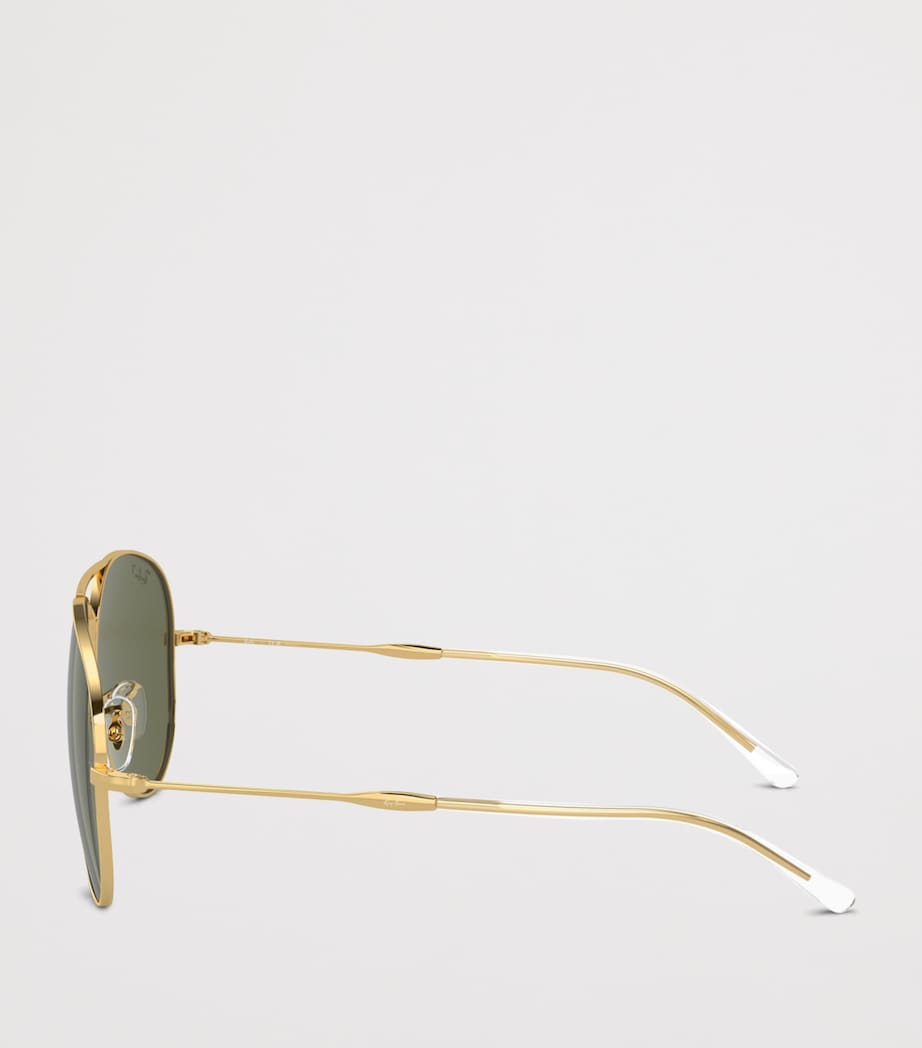 Ray-Ban Metal Old Aviator Pilot Sunglasses Image 3