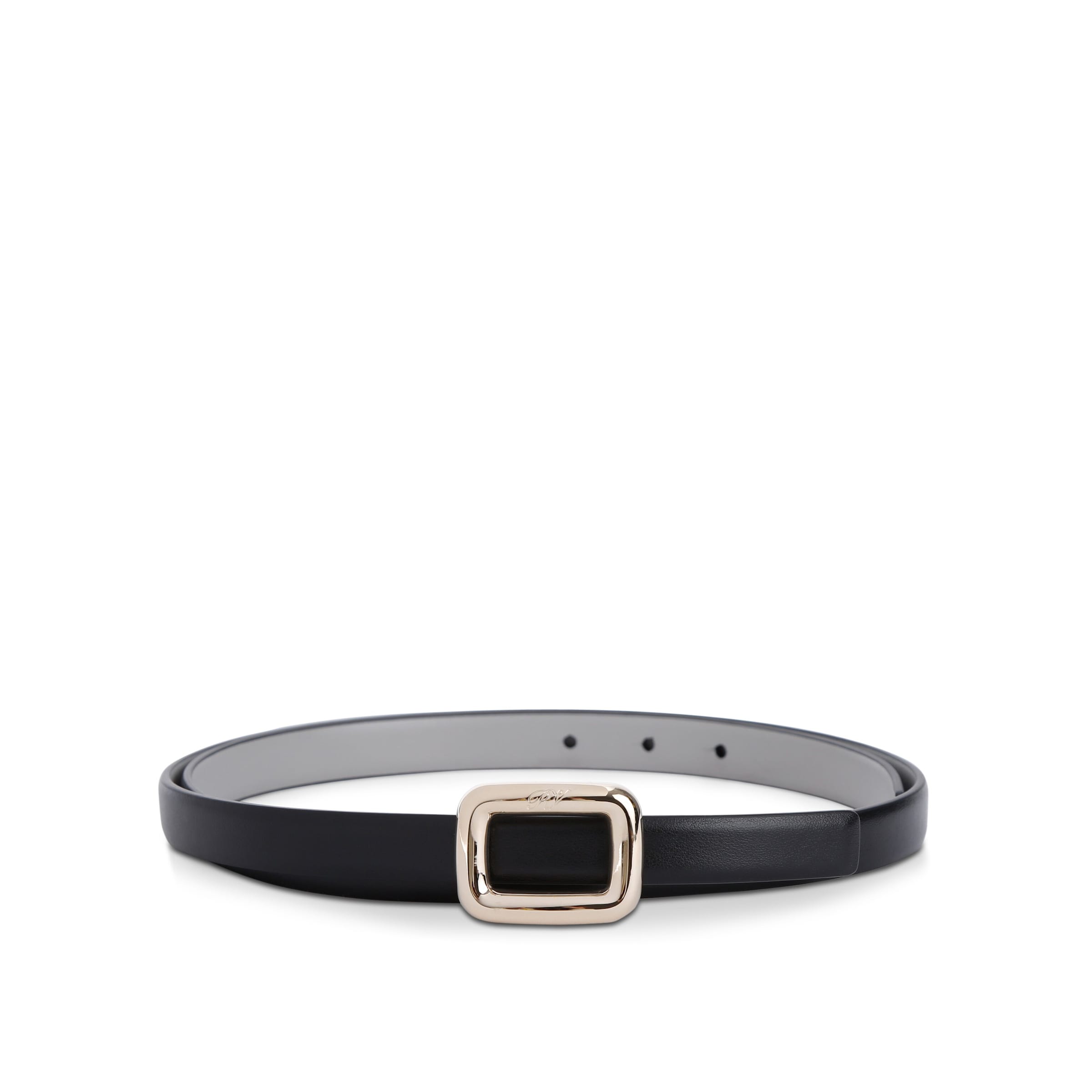 Roger Vivier Leather Viv' Choc Belt