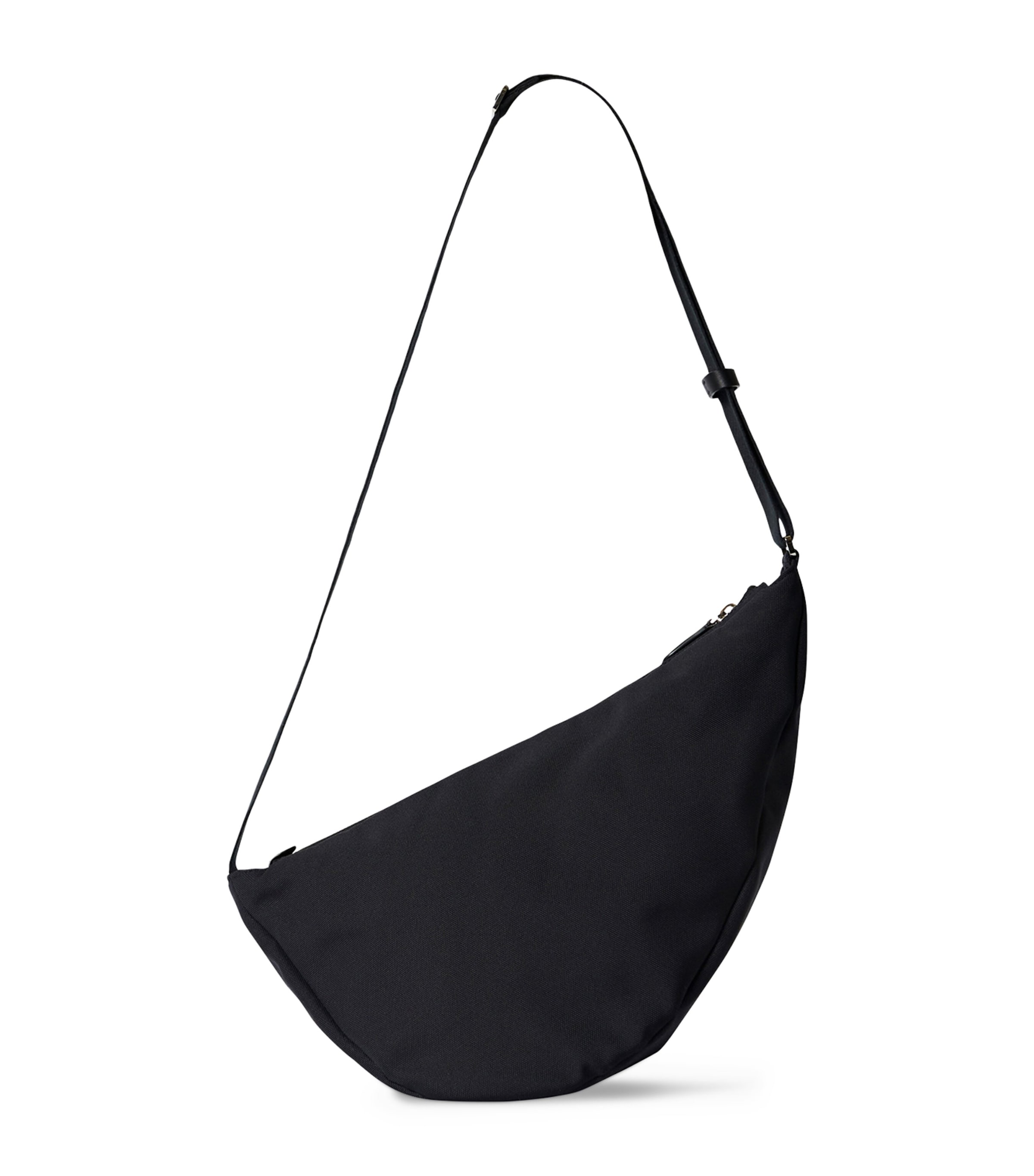 The Row Slouchy Banana Two Cross-body Bag In Black