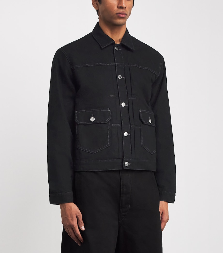Sunflower Type 2 Denim Jacket Black Image 3