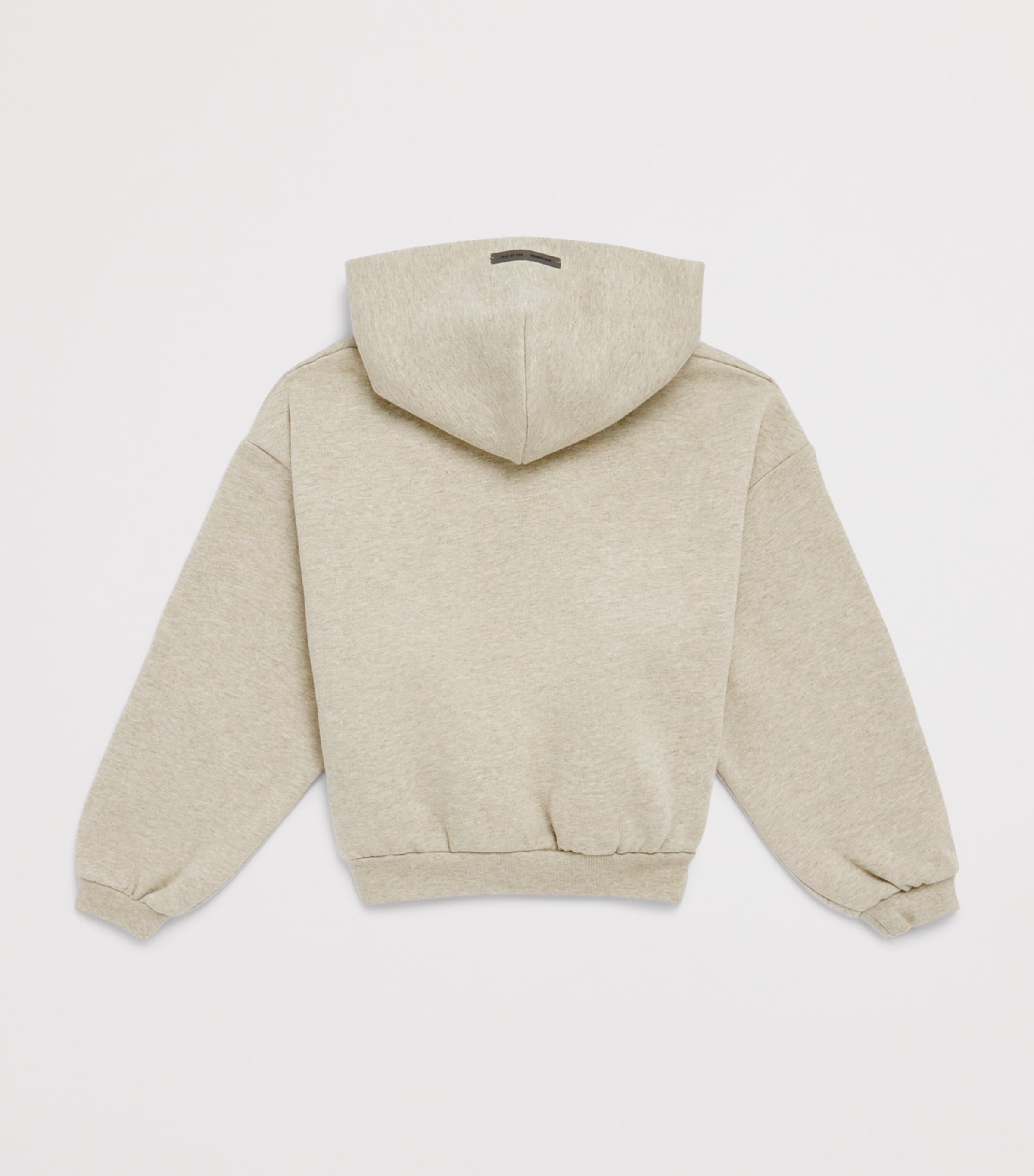 FEAR OF GOD ESSENTIALS KIDS Logo Hoodie (2-7 Years) Heather Stone Image 2