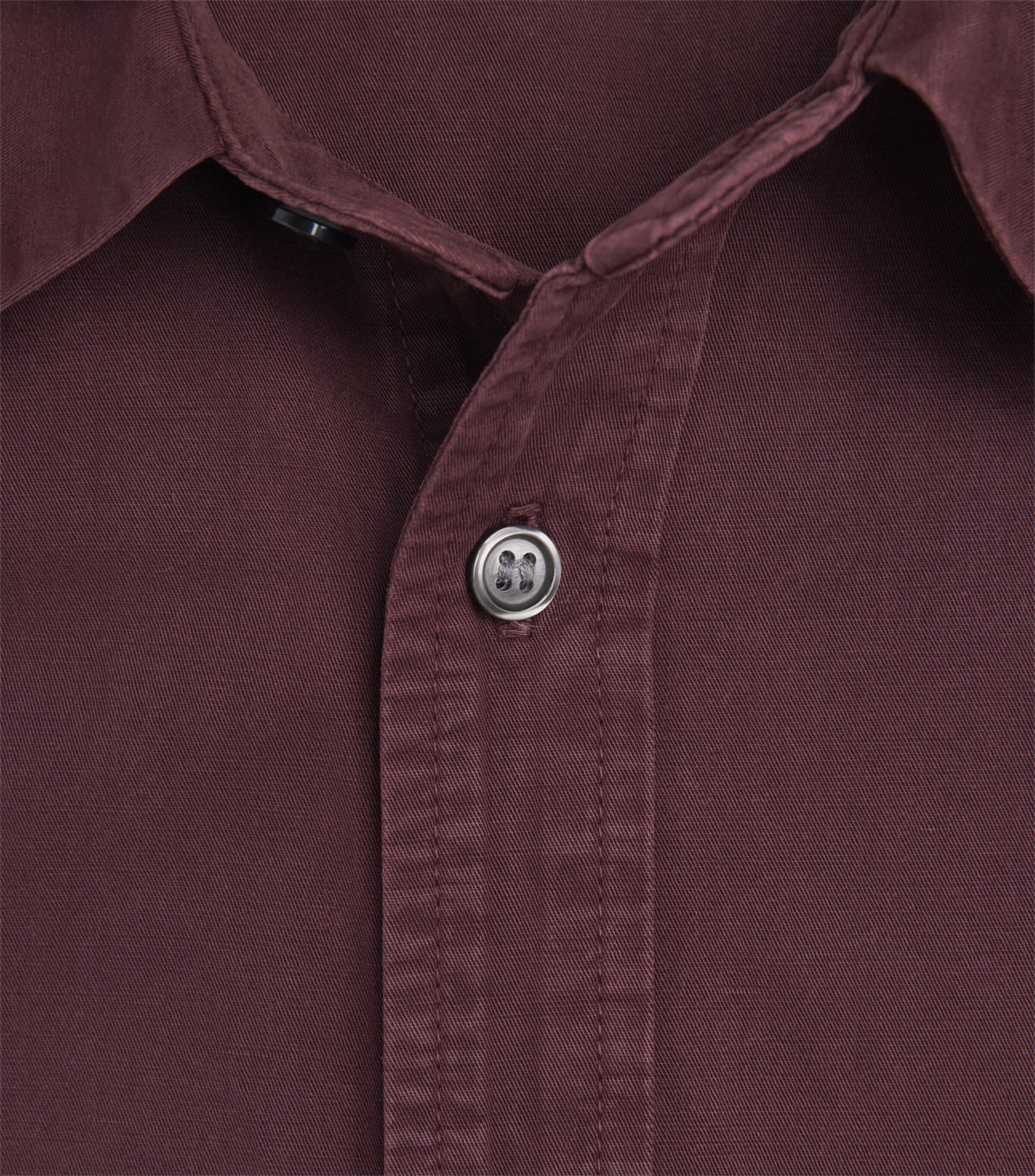 Citizens of Humanity Mens Cotton-Linen Cairo Shirt Burgundy Image 6