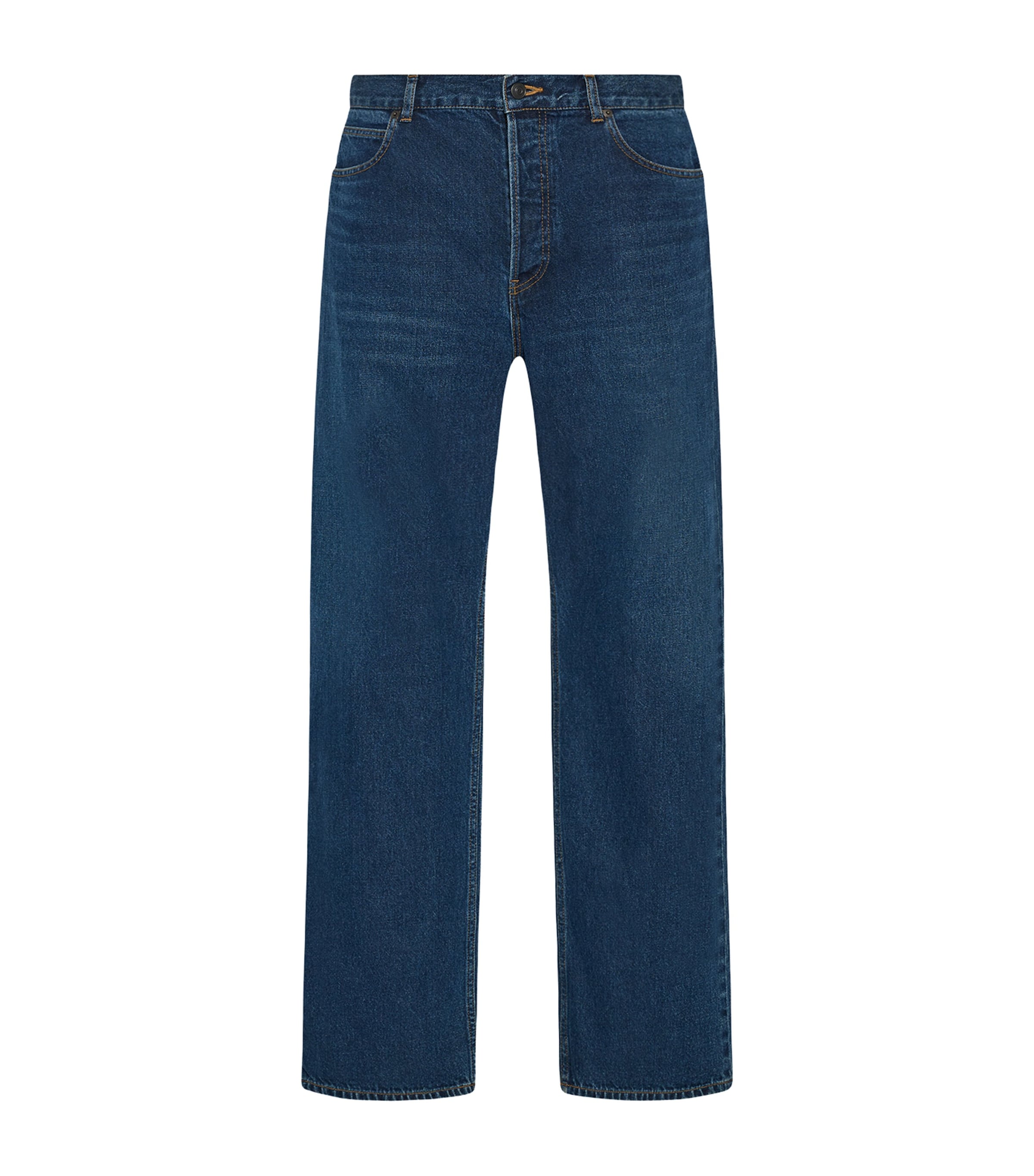 The Row Mens Siouxie Straight Jeans Indigo Image 1