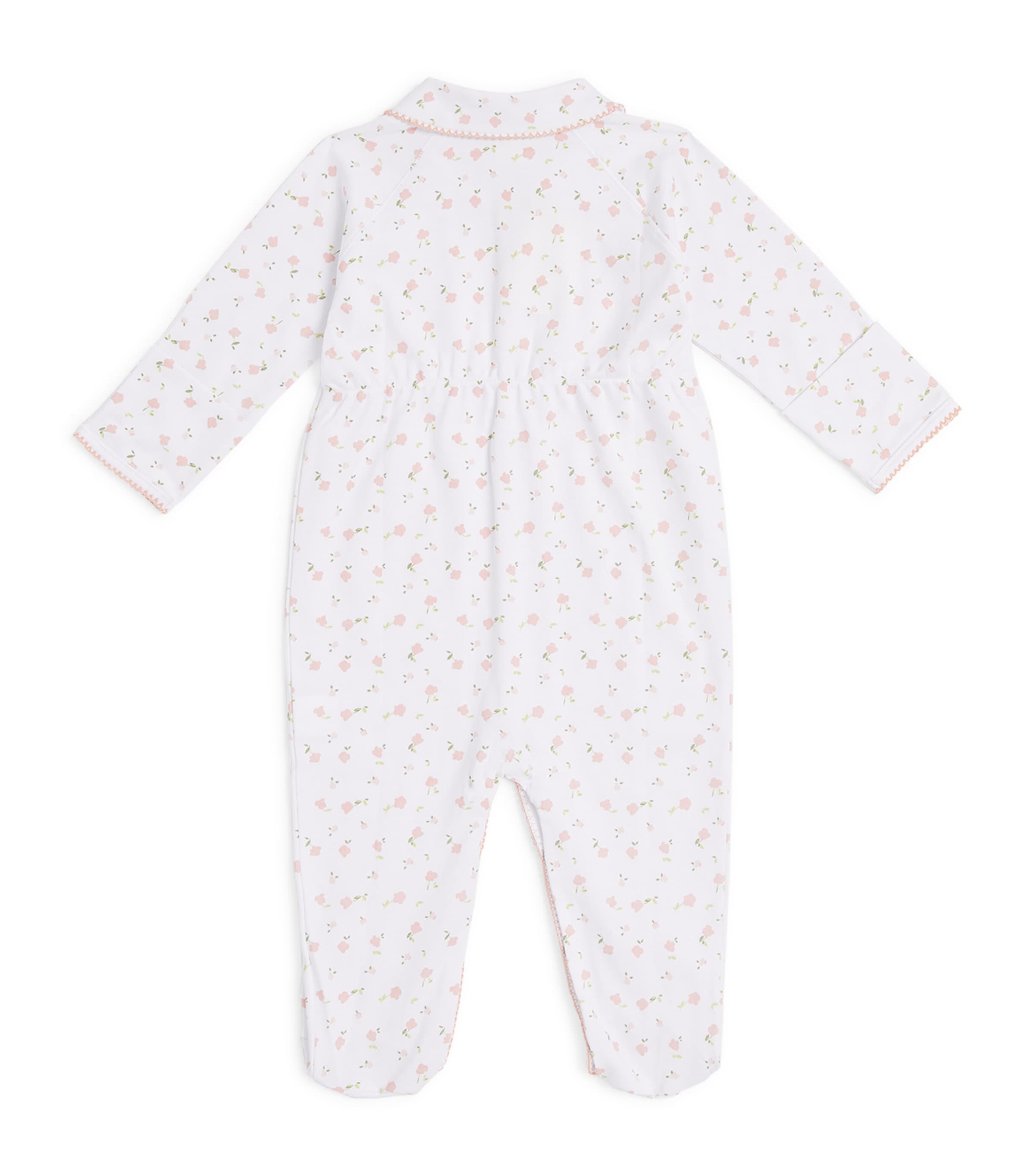 Marie-Chantal Floral Print All-In-One (0-12 Months) Pink Print Image 2