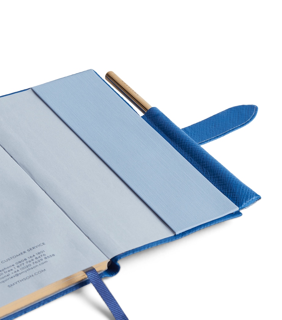 Panama Leather 2026 Weekly Diary CERULEAN Image 4