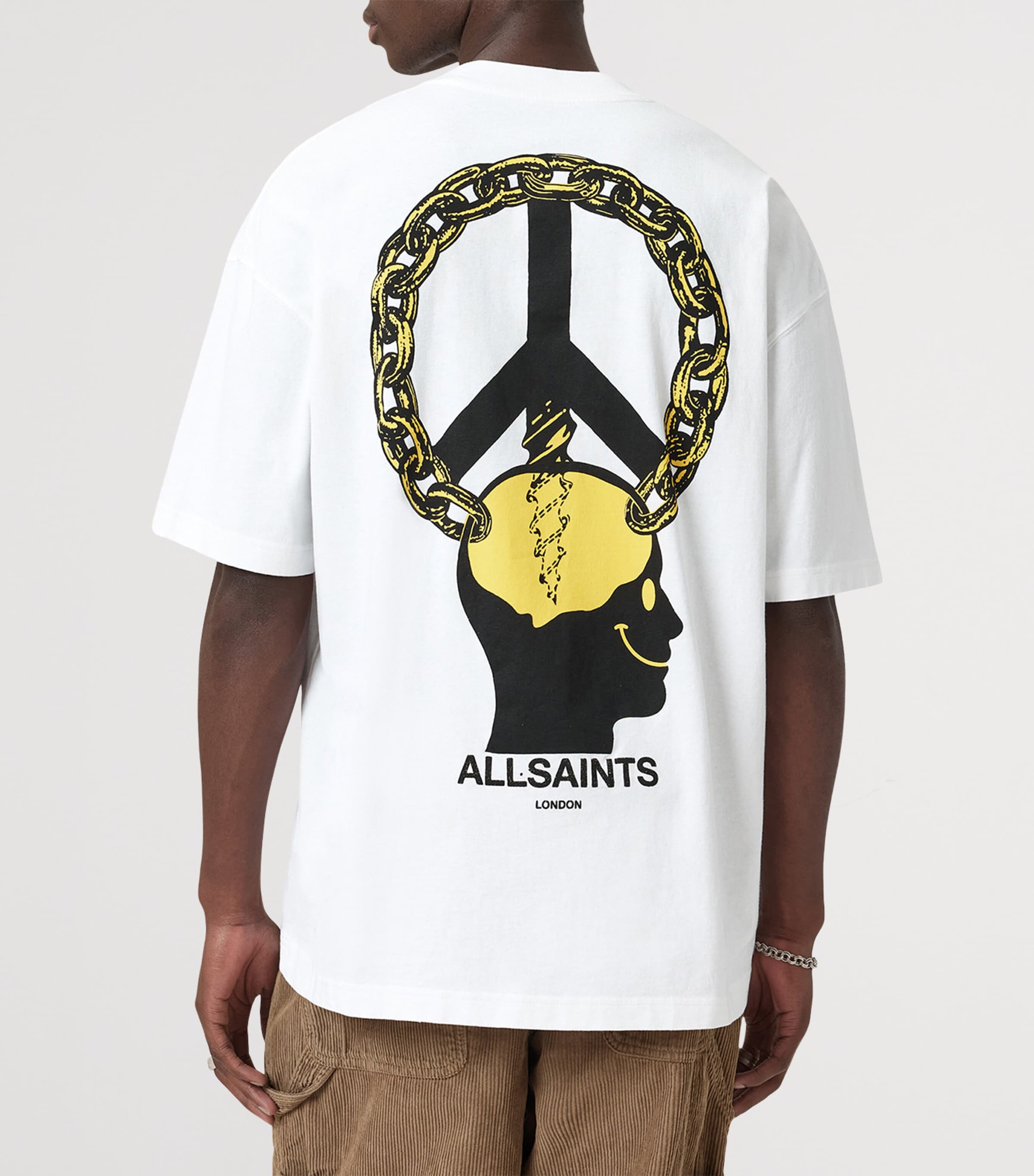 Organic Cotton Screwed T-Shirt OPTIC WHITE Image 2