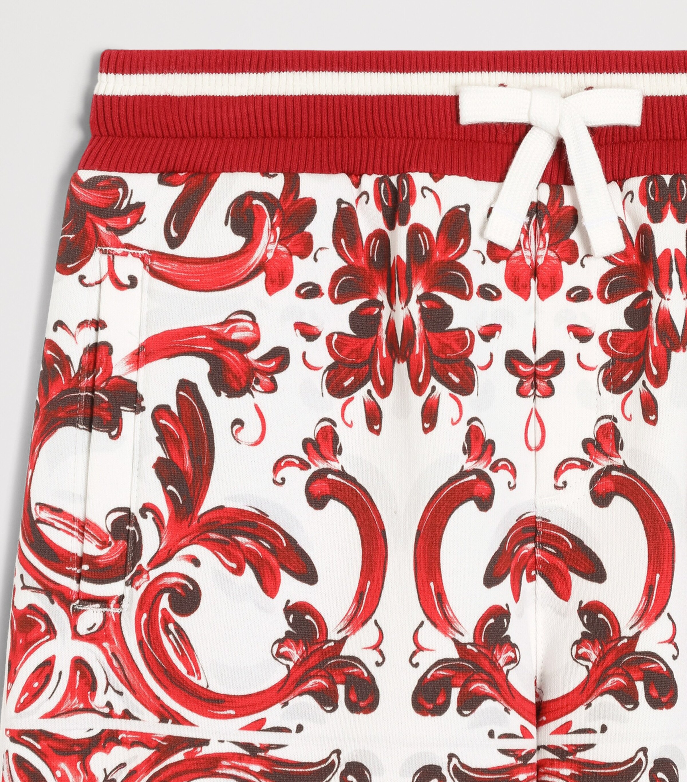 Dolce&Gabbana Kids Majolica Print Shorts (8-14 Years) Maiolica Ru Image 3