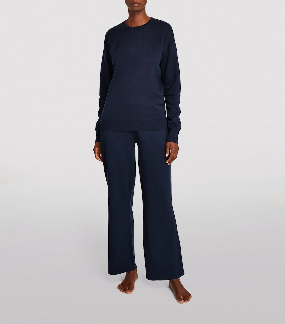 Silk-Blend Carmel Tracksuit PARIS Image 2