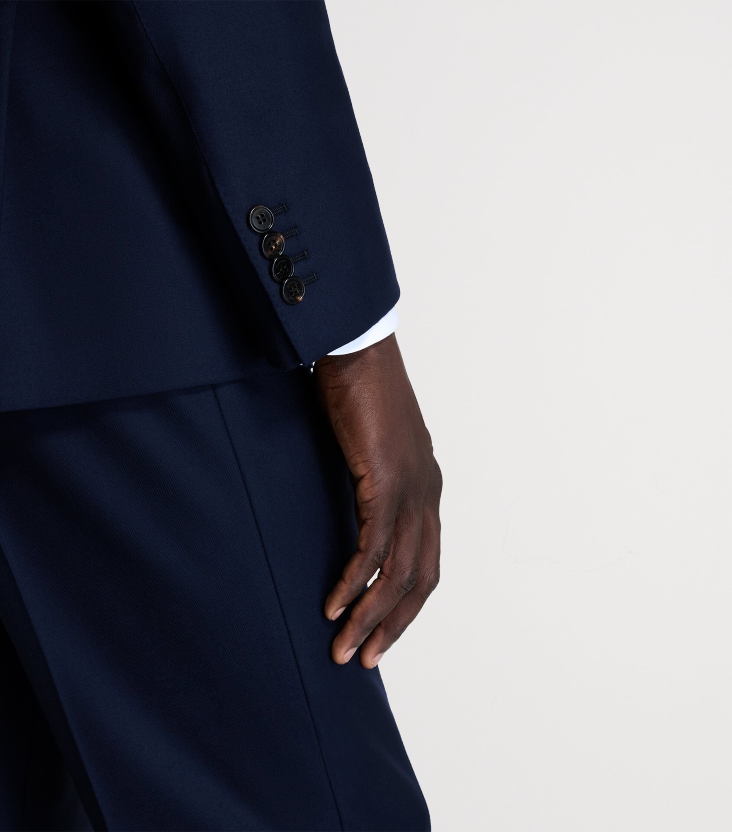 Dunhill Mens Wool Cavendish Blazer Navy Image 5