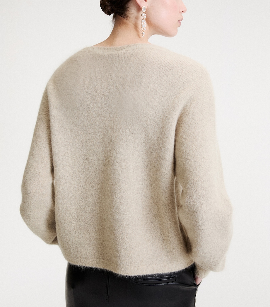 Marella Womens Alpaca-Blend Sweater Oregano Image 3