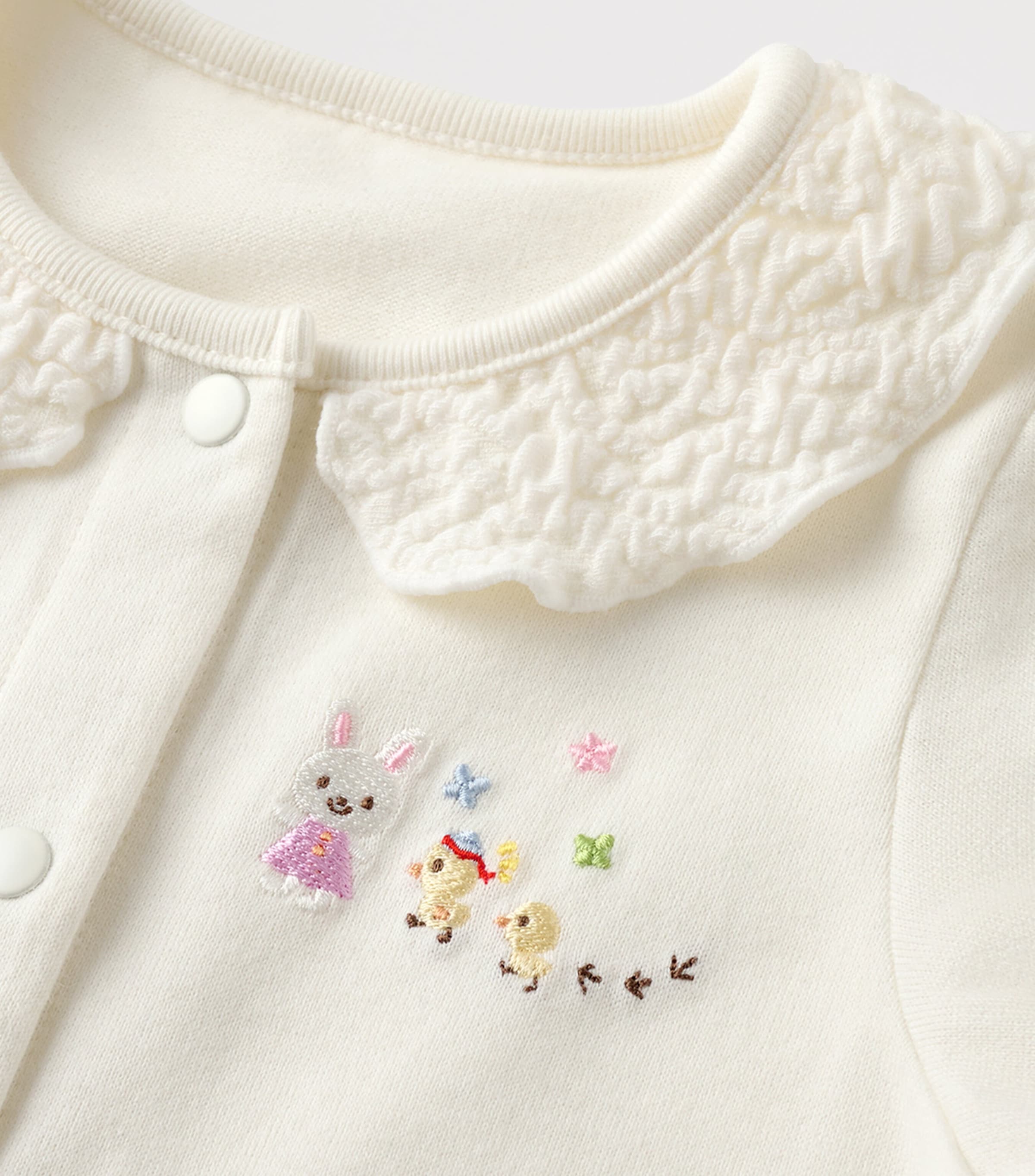 Embroidered Ruffled Playsuit (6-12 Months) 31 Image 5