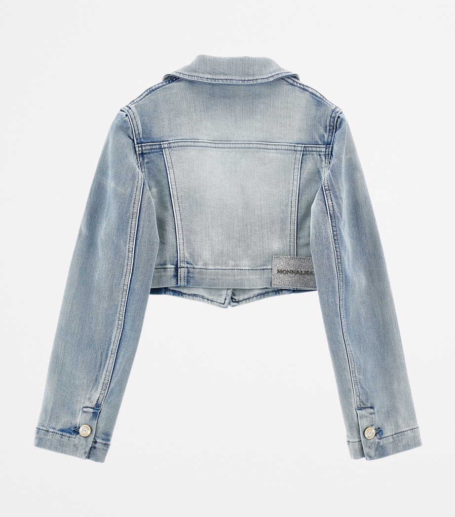 Cropped Denim Jacket (6-12 Years) STONE BLEACH Image 2