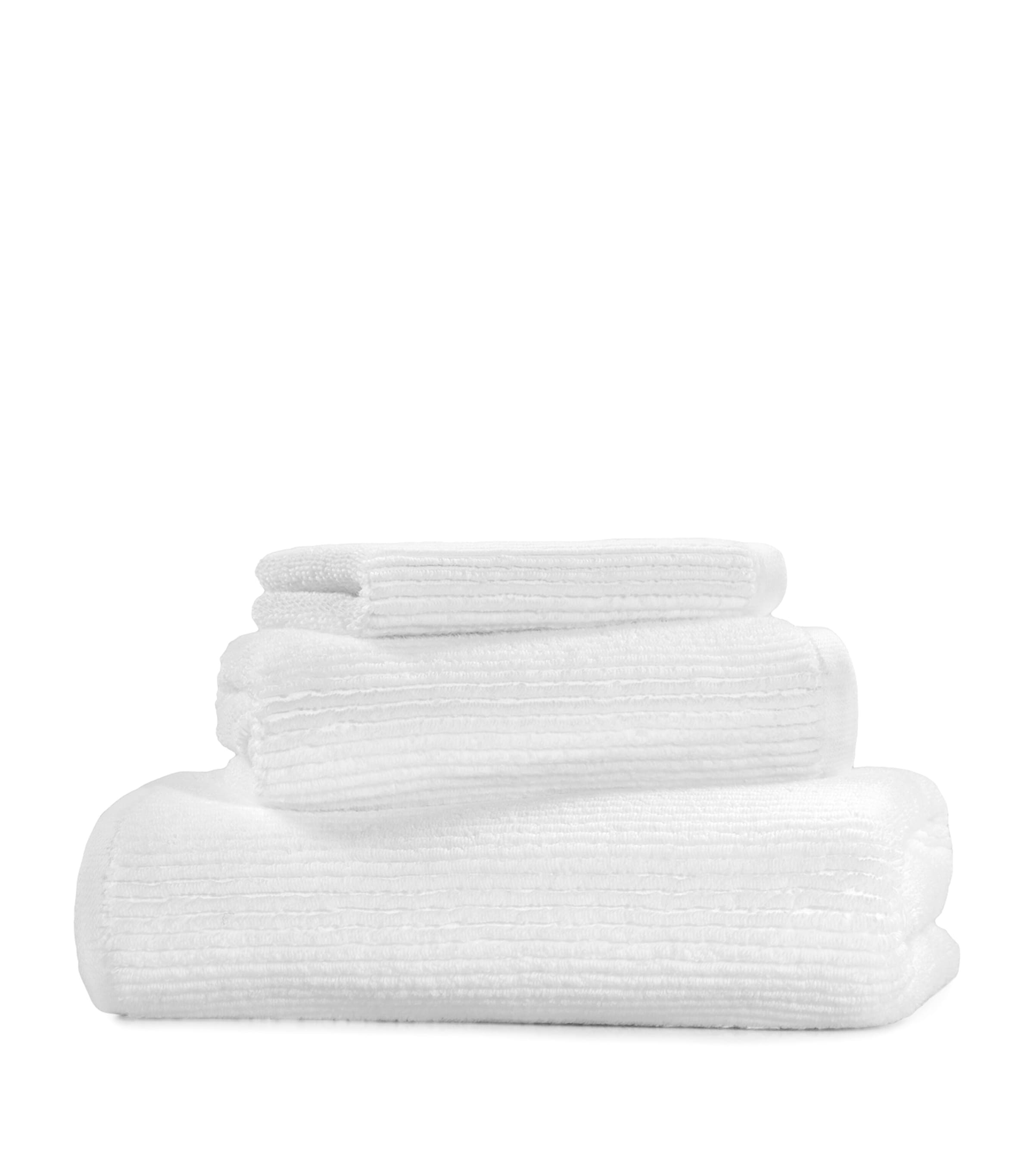 Hamam Organic Cotton Raya Body Towel In White