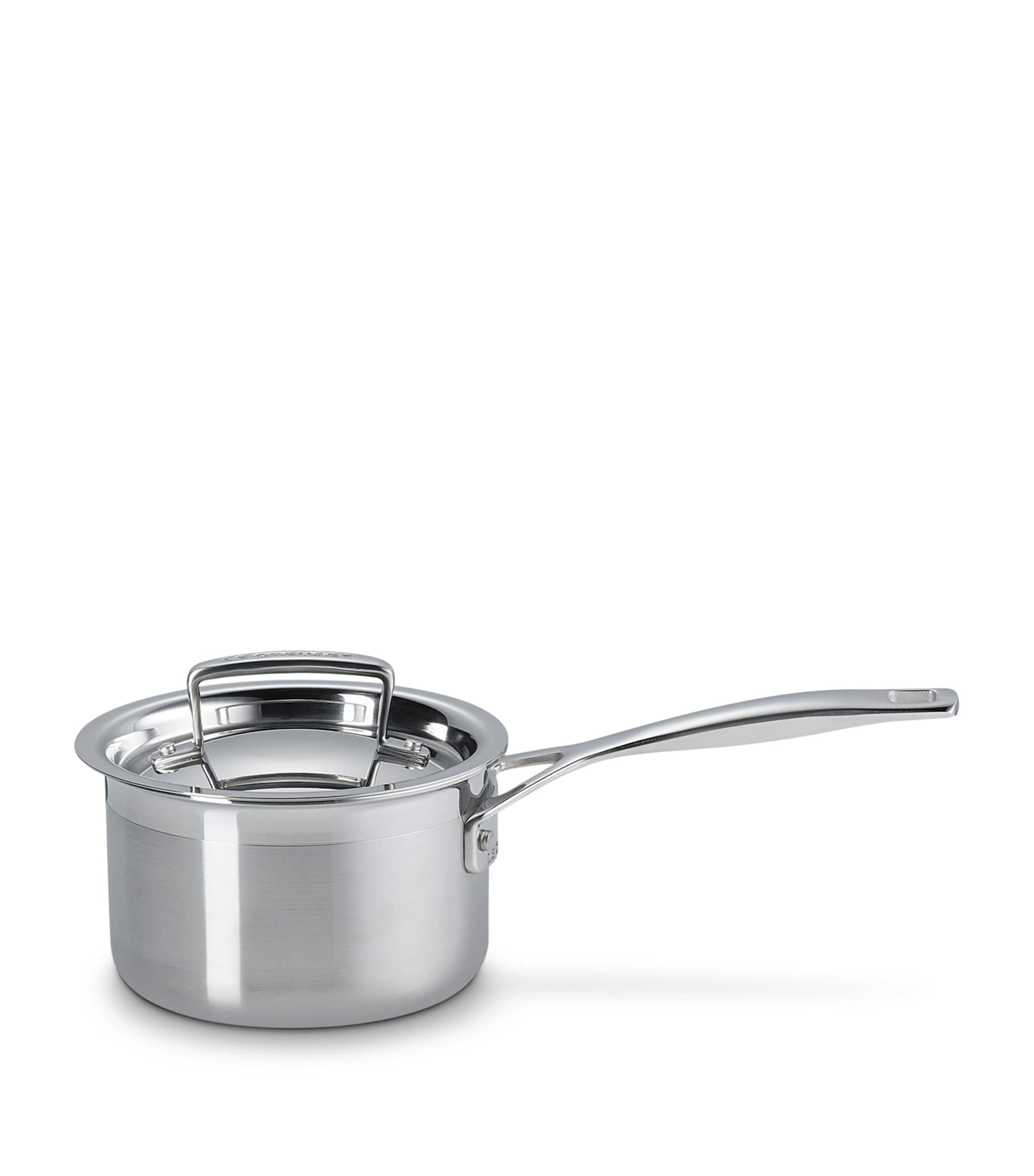 Le Creuset 3-Ply Stainless Steel Saucepan (14cm) Image 1