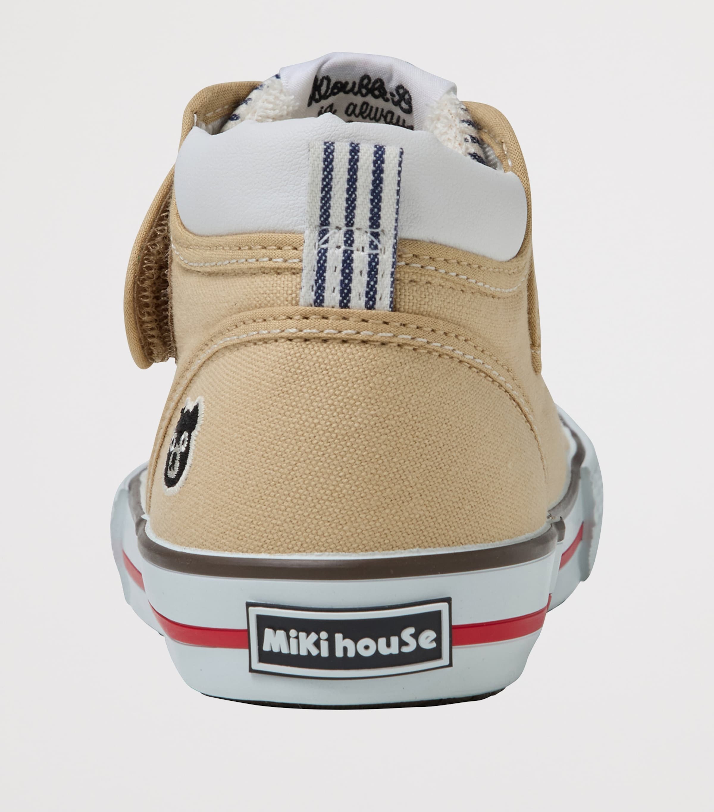 Miki House Cotton Canvas Velcro Sneakers Image 8
