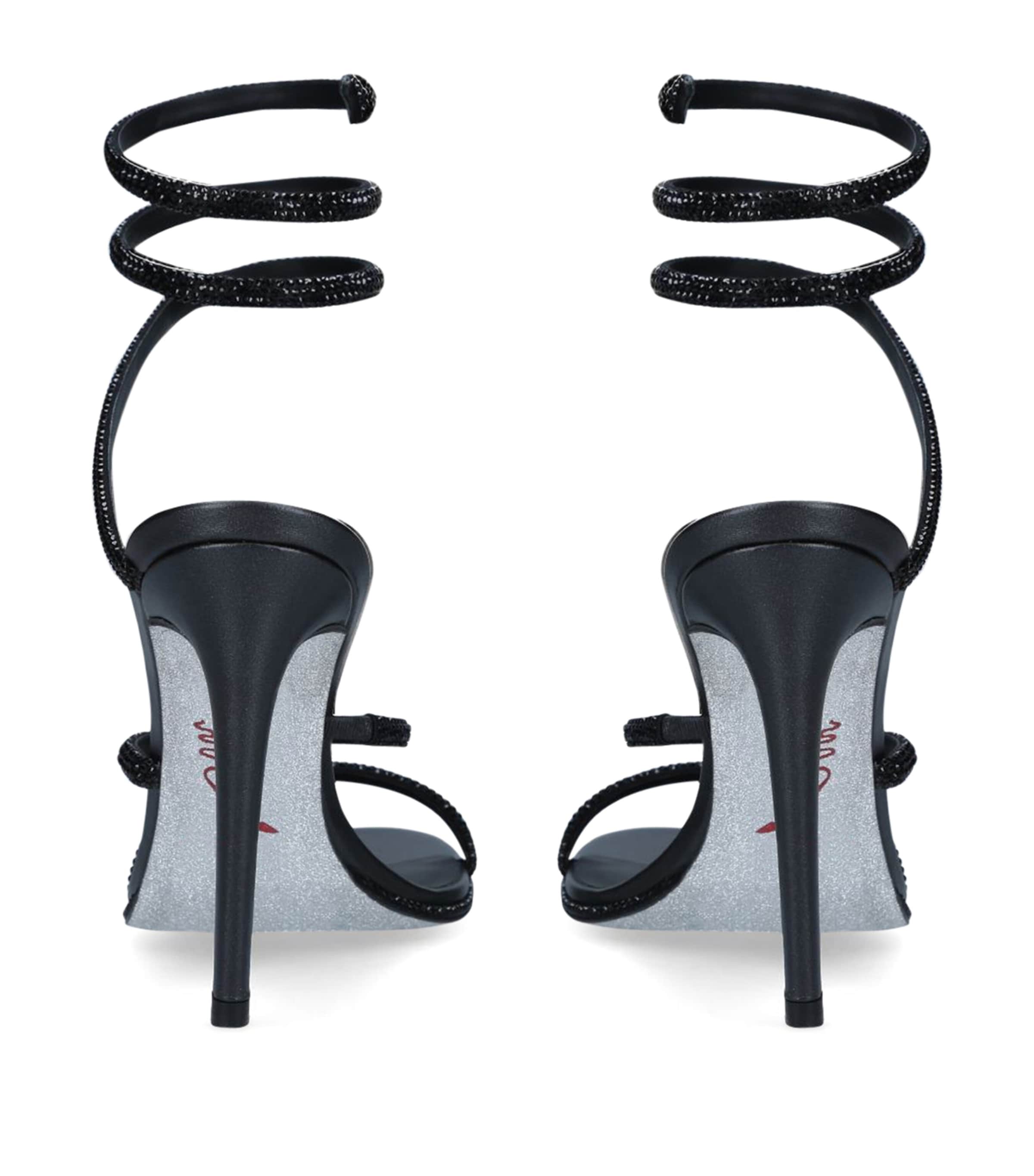 Embellished Cleo Sandals 105 BLACK Image 6