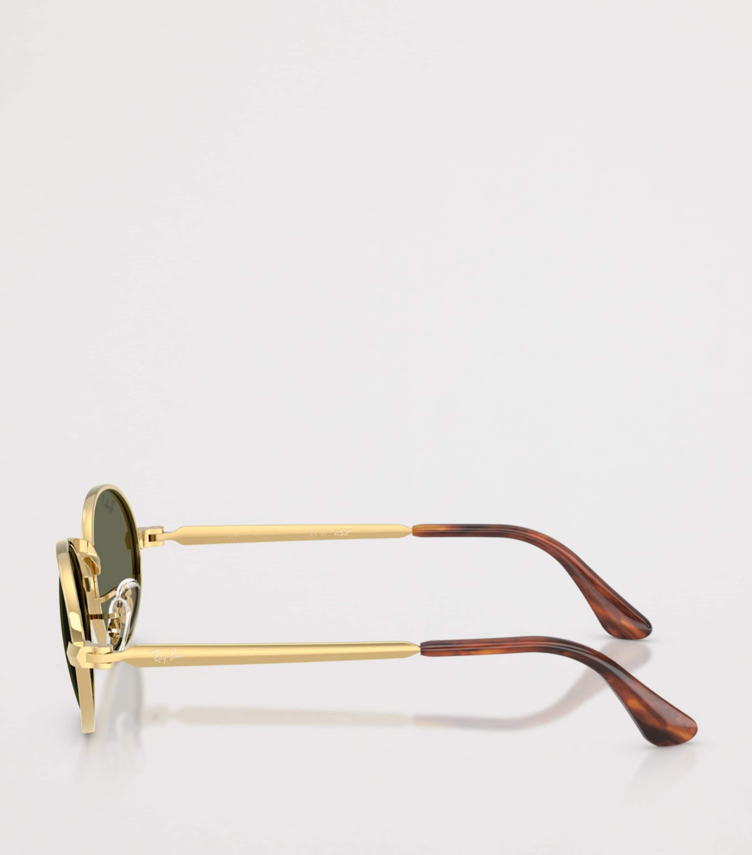 Ray-Ban By A$AP Rocky Oval Sunglasses Gold Image 3