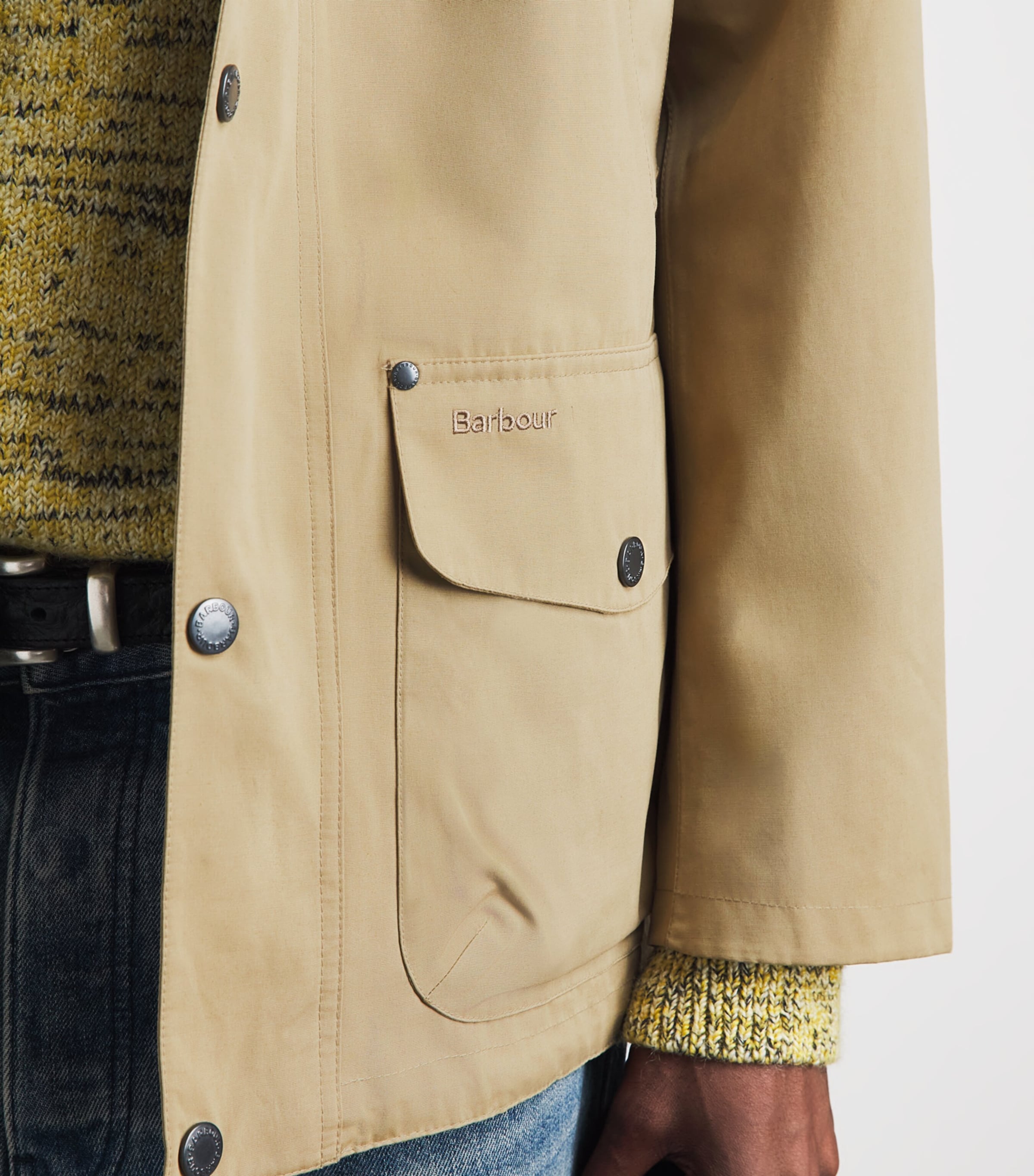 Barbour Mens Waterproof Modern Bedale Jacket Trench Image 3