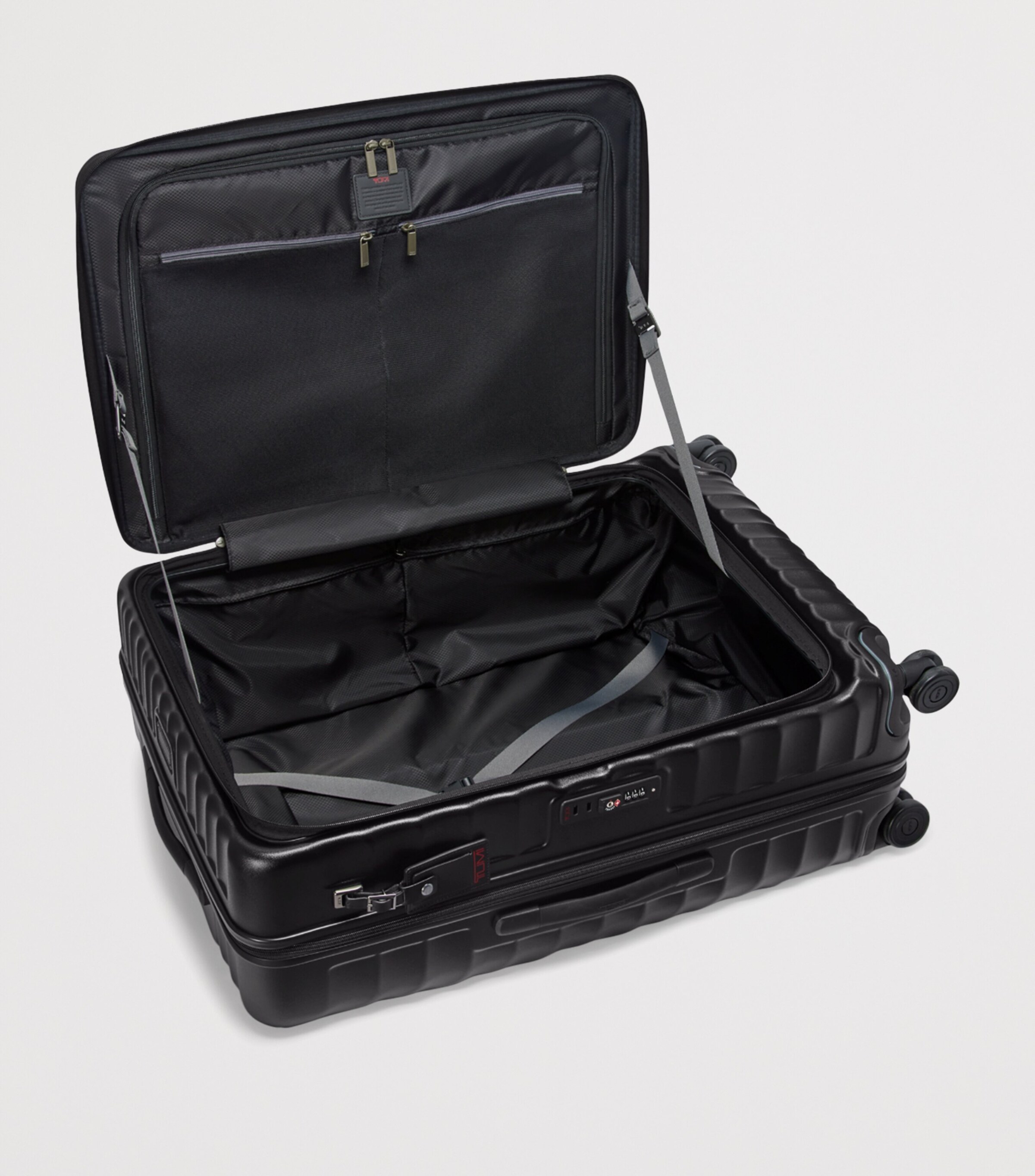 Tumi 19 Degree Front Access Expandable Suitcase (76cm) Black Textured Image 2