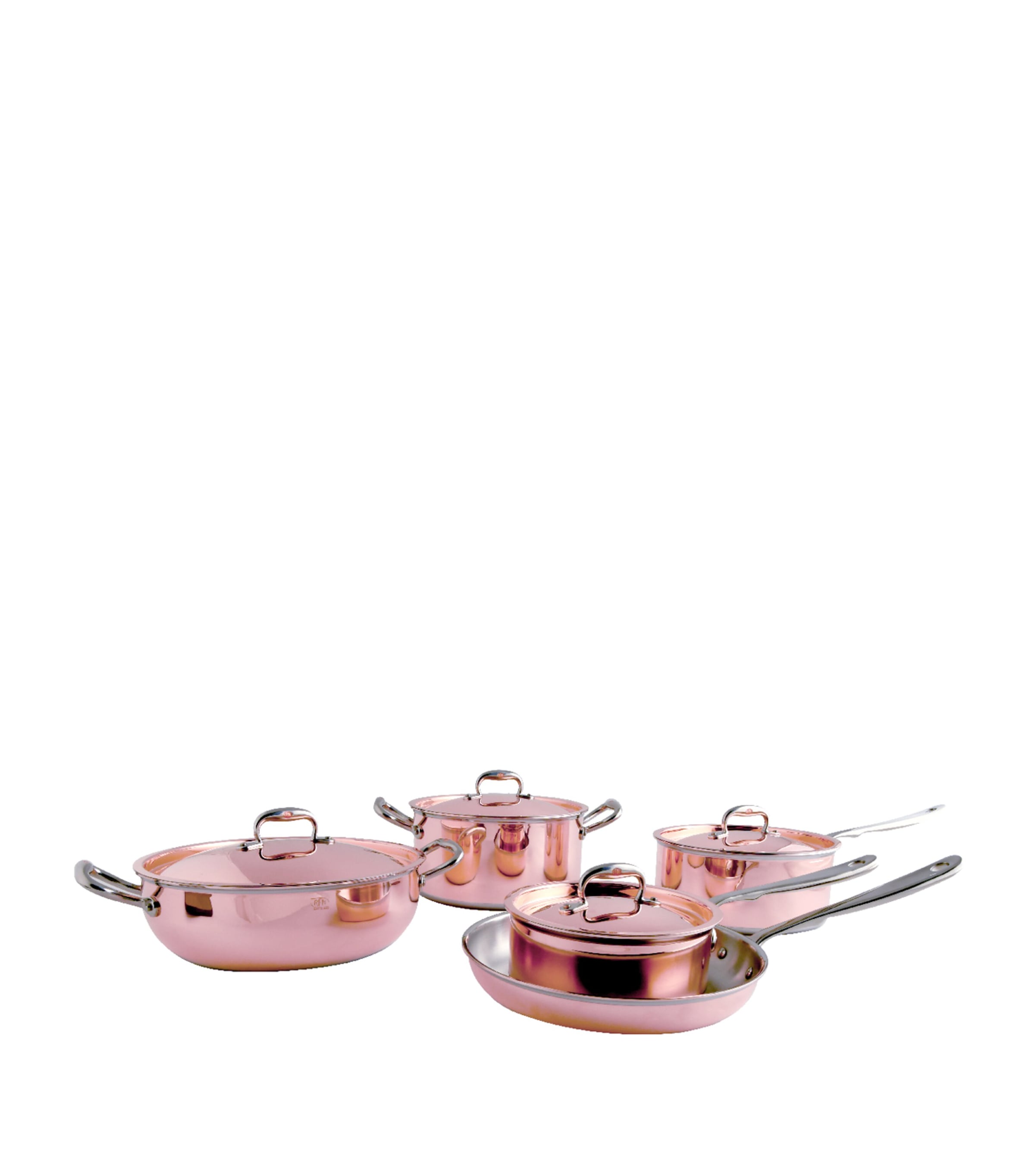Ruffoni Con Classe 5-piece Cookware Set In Pink