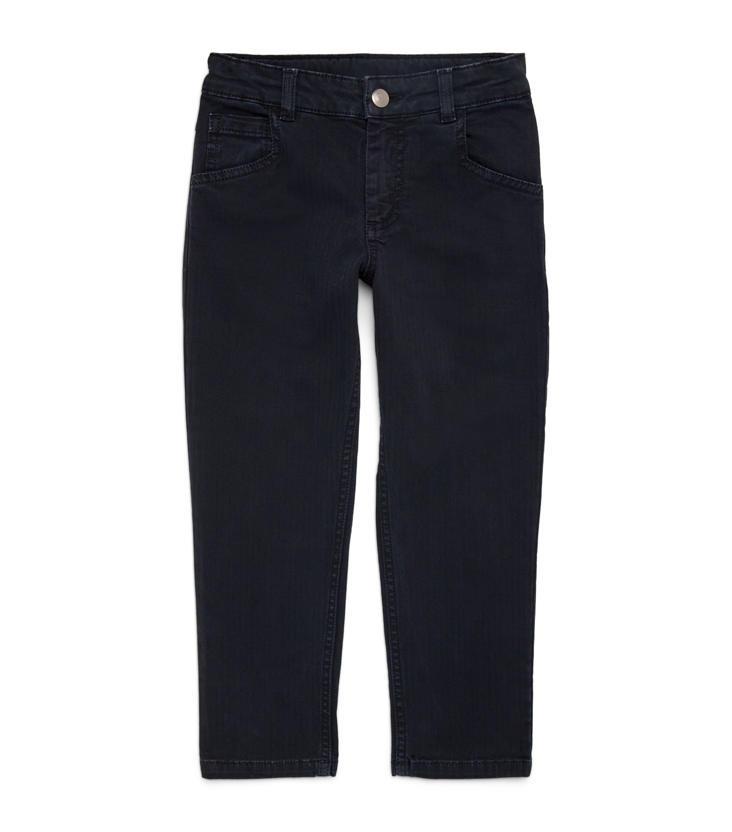 Shop Etro Straight-leg Jeans In Navy