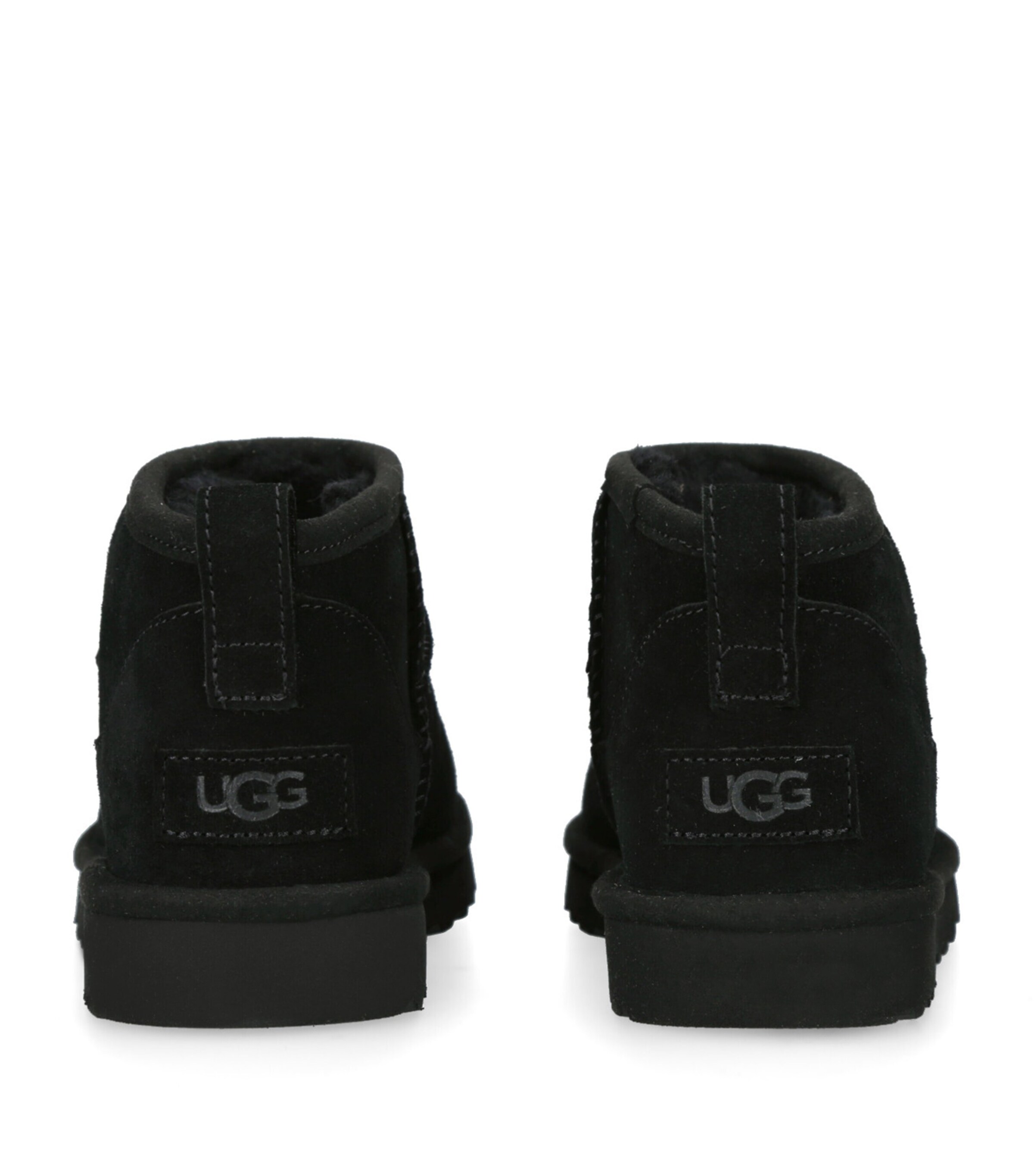 UGG Classic Ultra Mini Bling Ankle Boots Black Image 2
