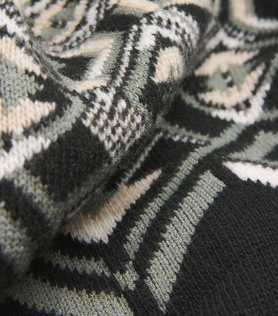 Virgin Wool-Blend Luci Sweater 026-BLACK Image 5