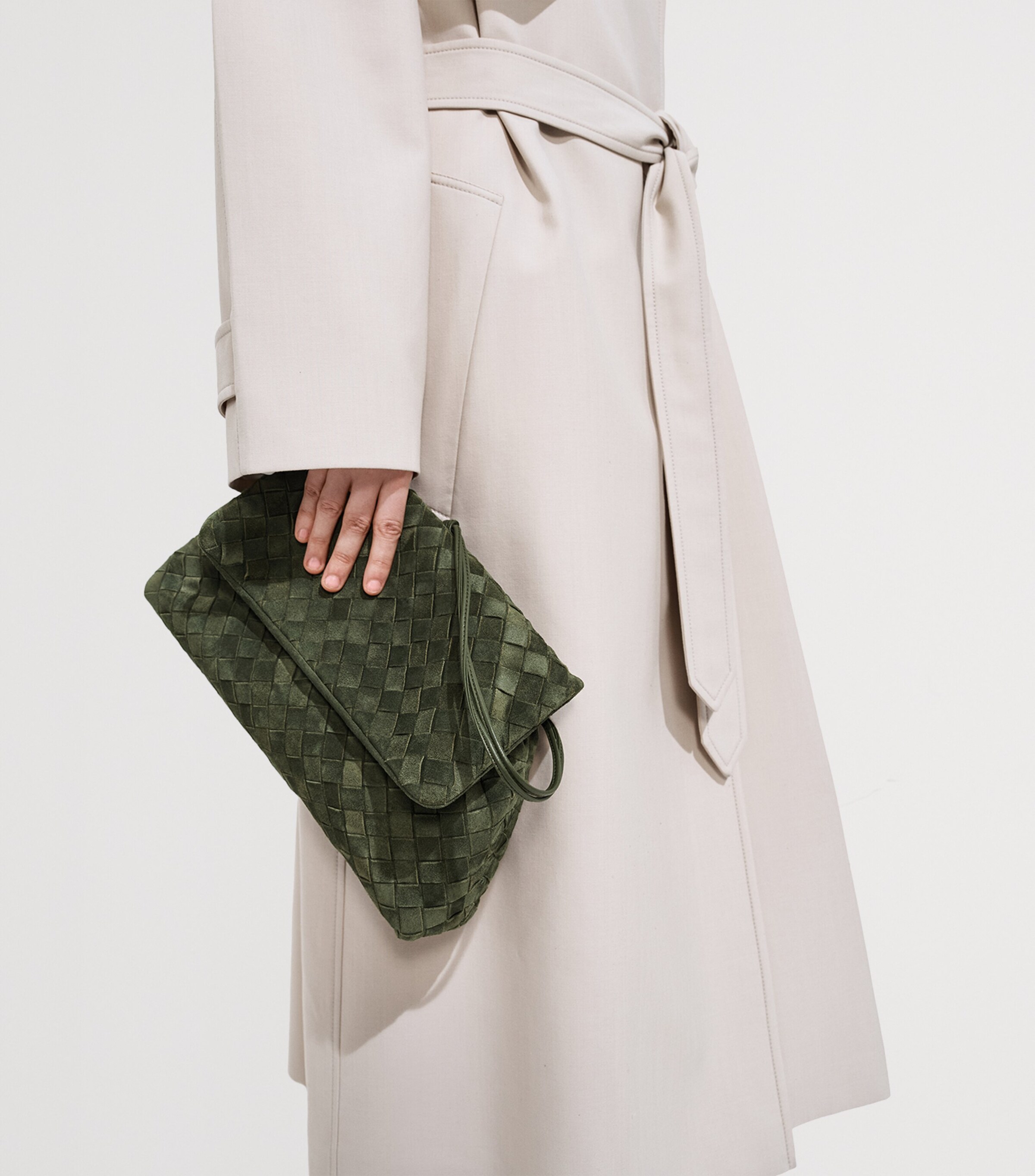 Bottega Veneta Suede Giorno Shoulder Bag Image 2